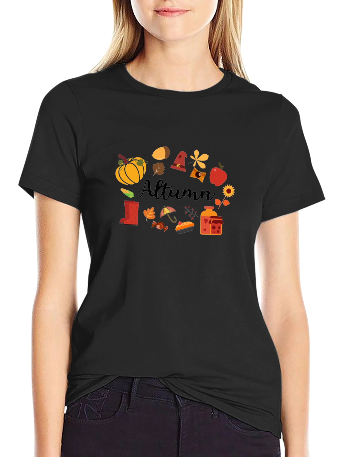 Autumn Themed Graphic Tee