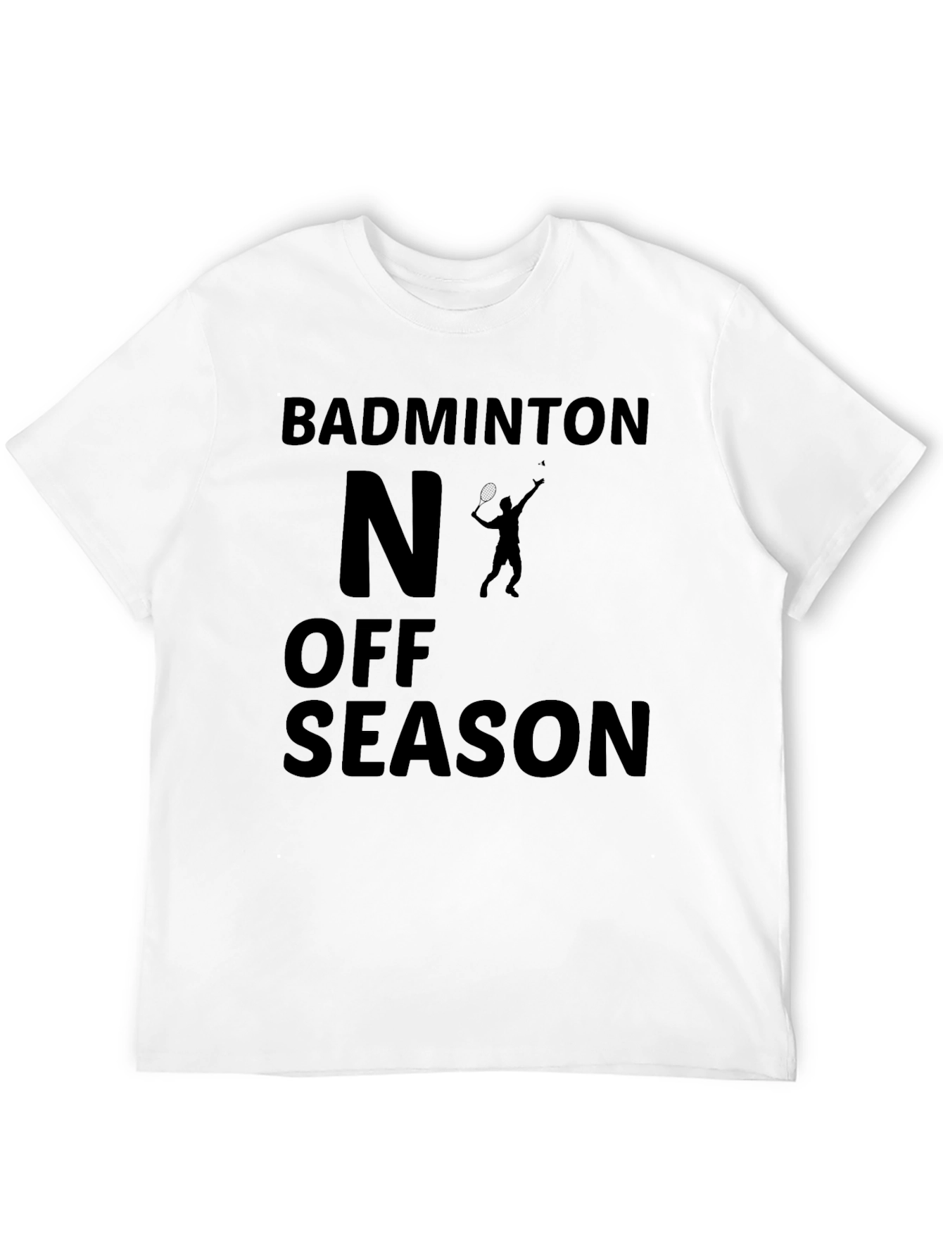 Badminton Off Season Black T-Shirt