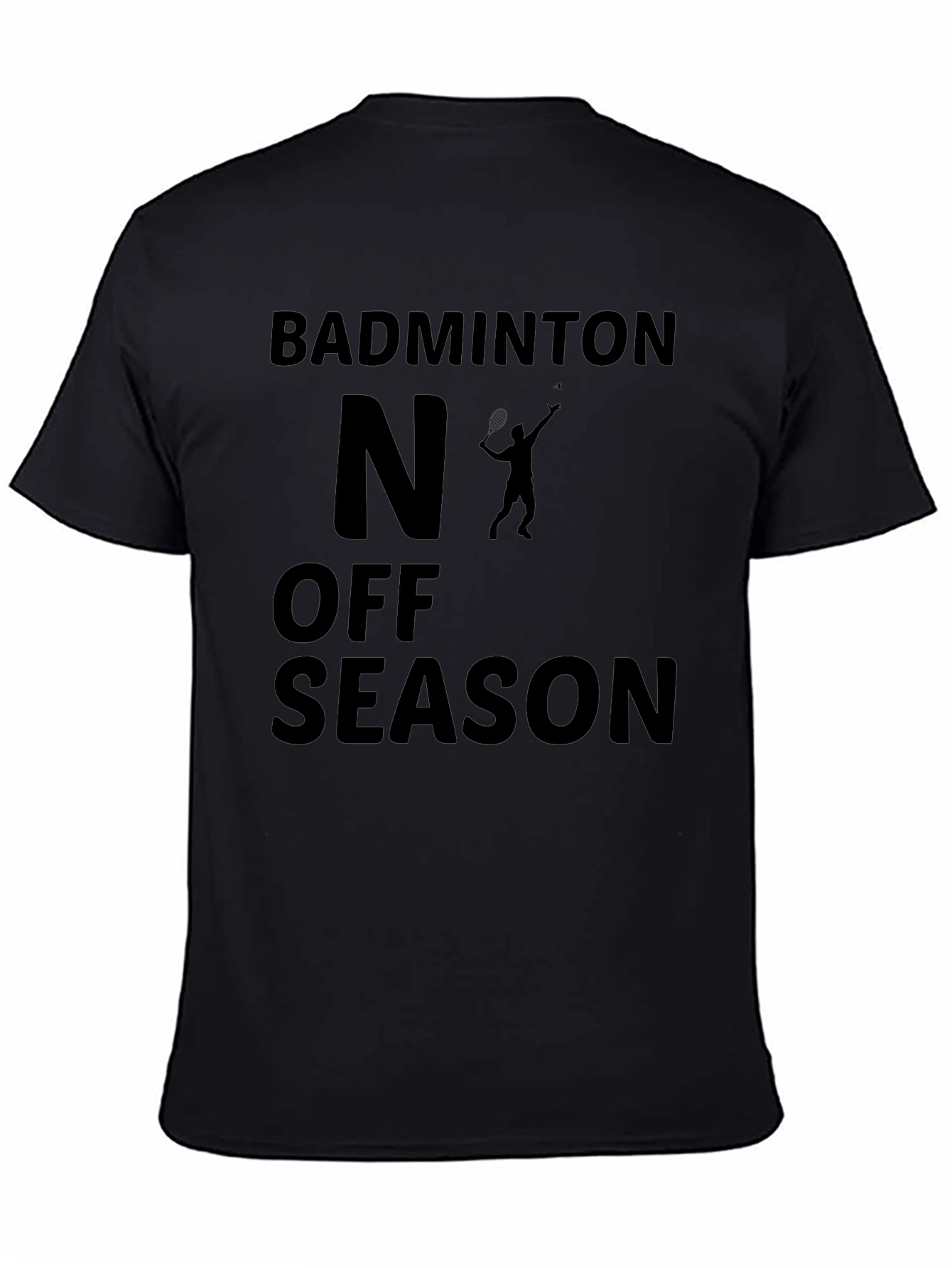 Badminton Off Season Black T-Shirt