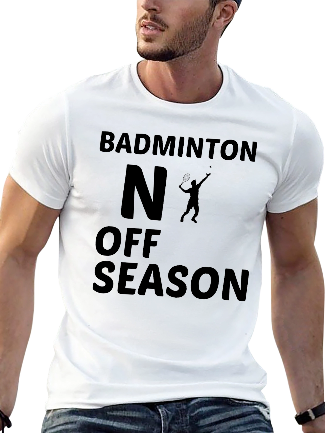 Badminton Off Season Black T-Shirt