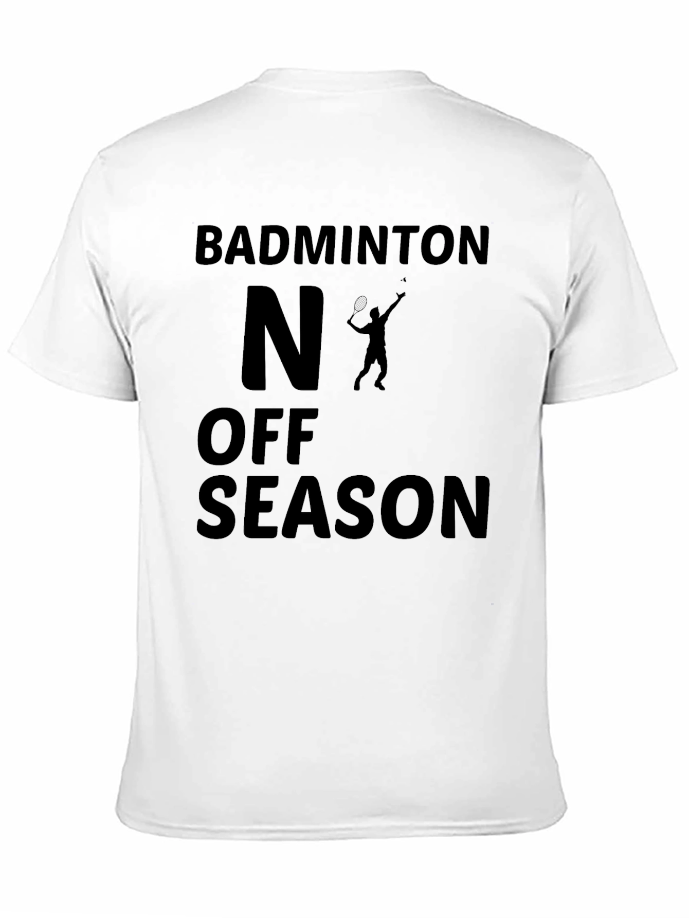 Badminton Off Season Black T-Shirt
