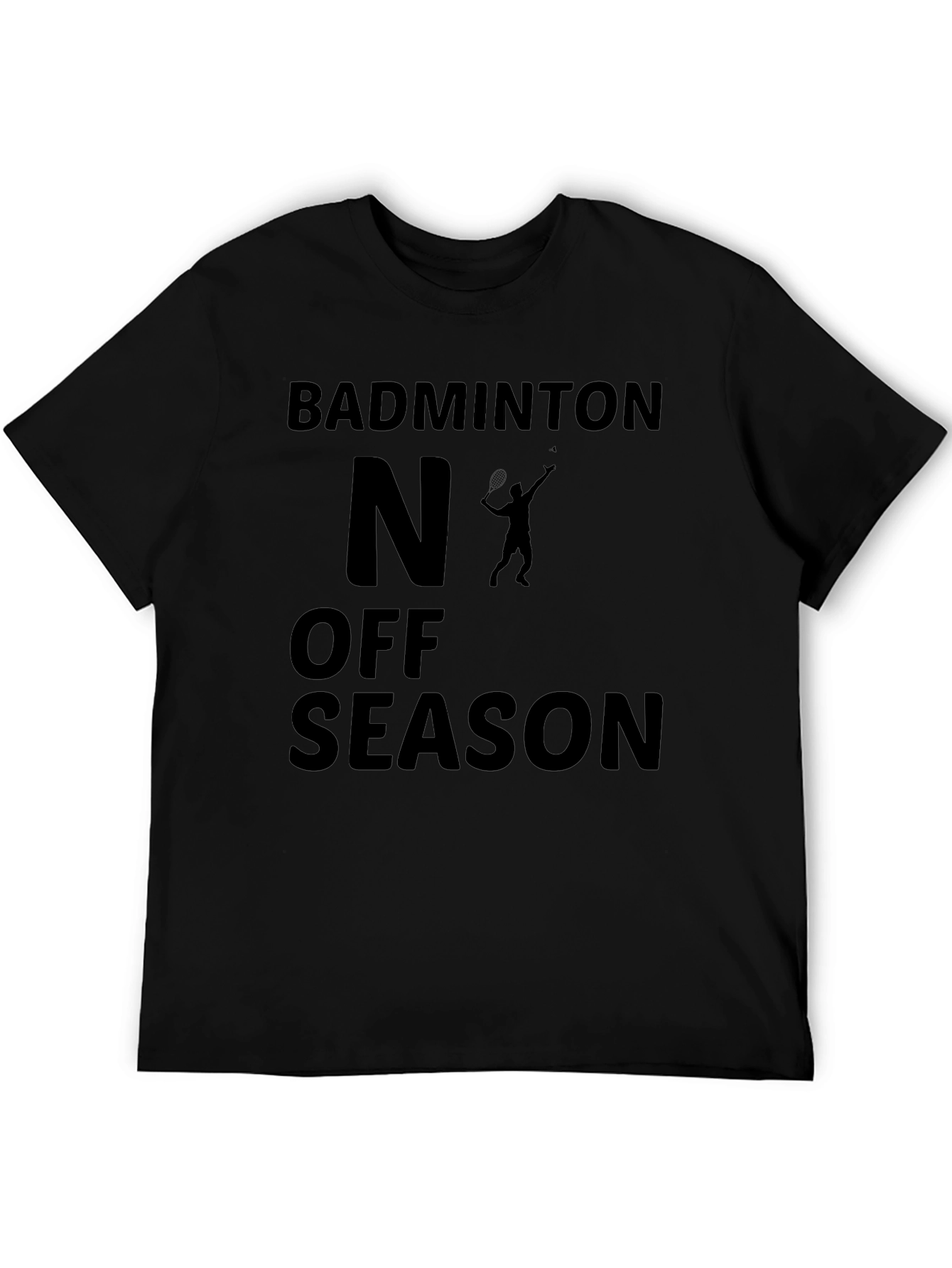 Badminton Off Season Black T-Shirt