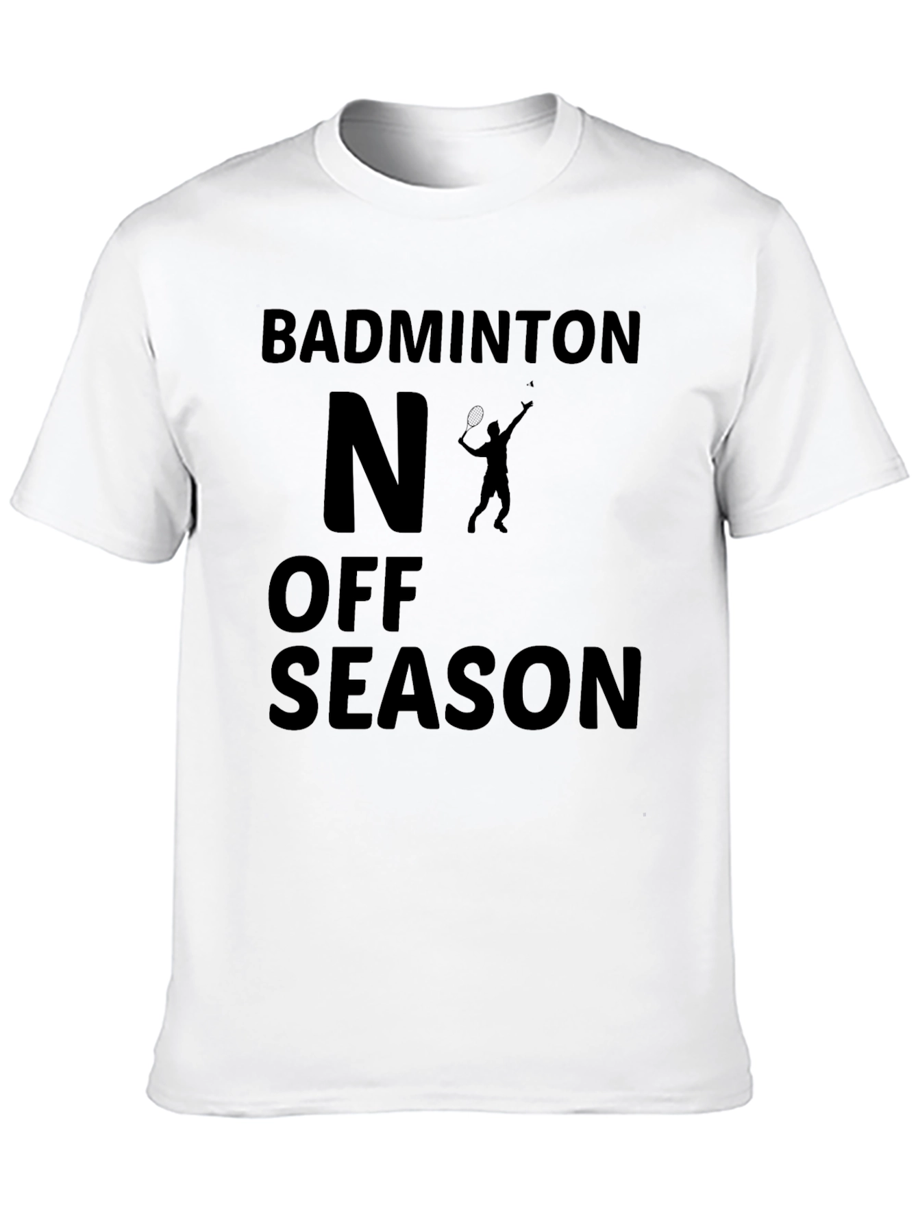 Badminton Off Season Black T-Shirt