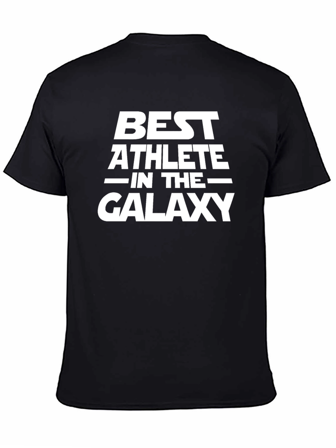 Best Athlete in the Galaxy Black T-Shirt