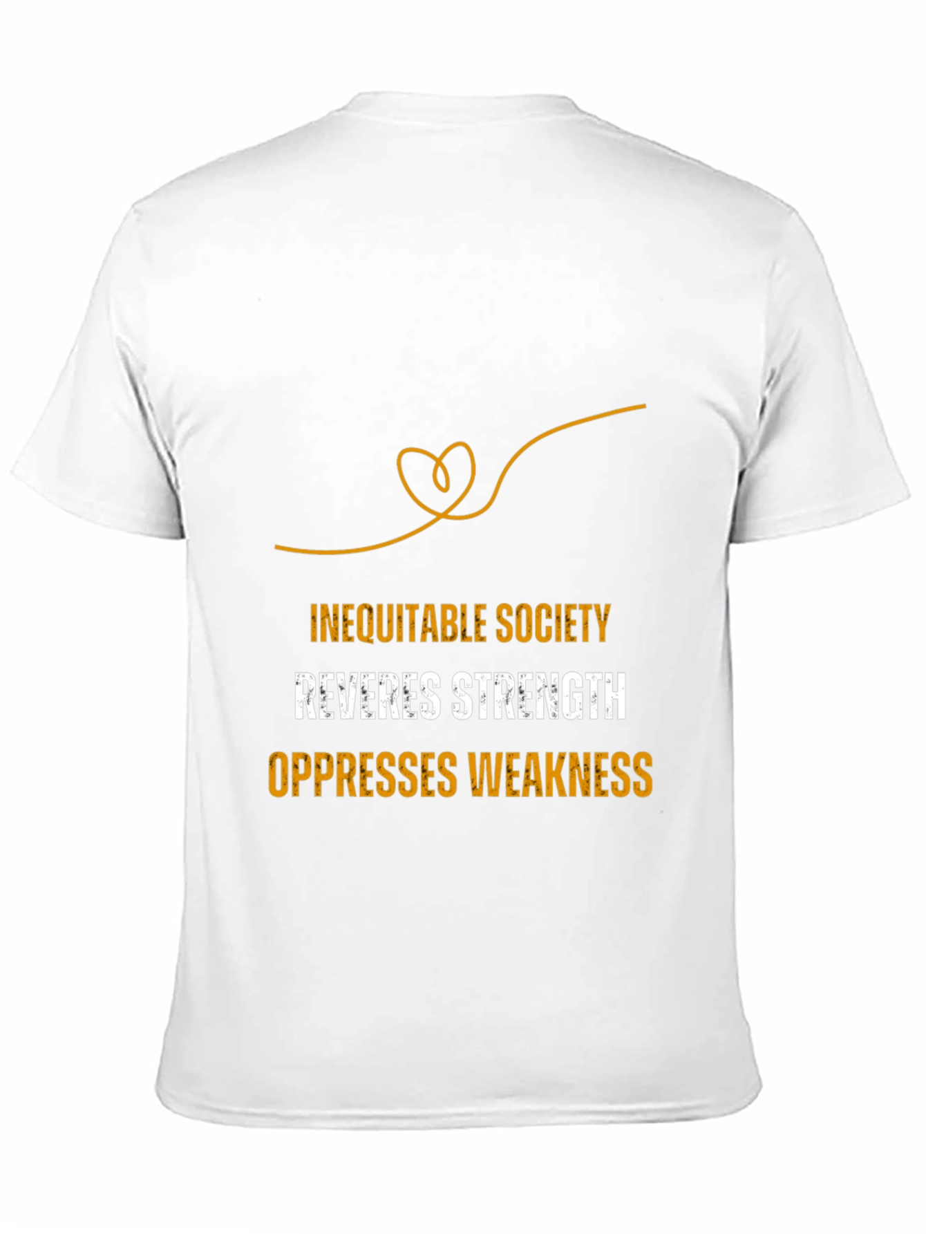 Inequitable Society Black Graphic Tee