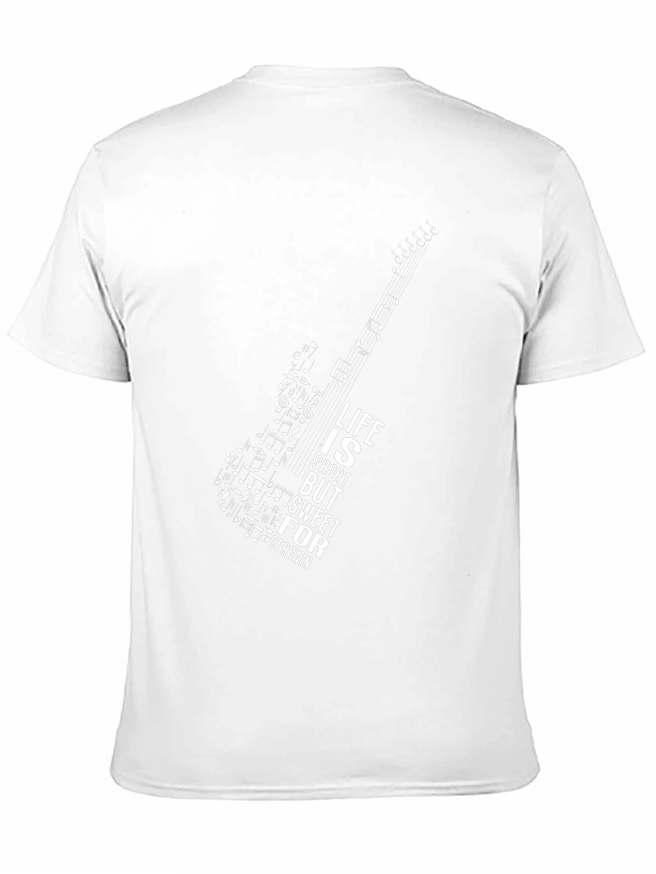 Guitar Music Note Graphic Tee