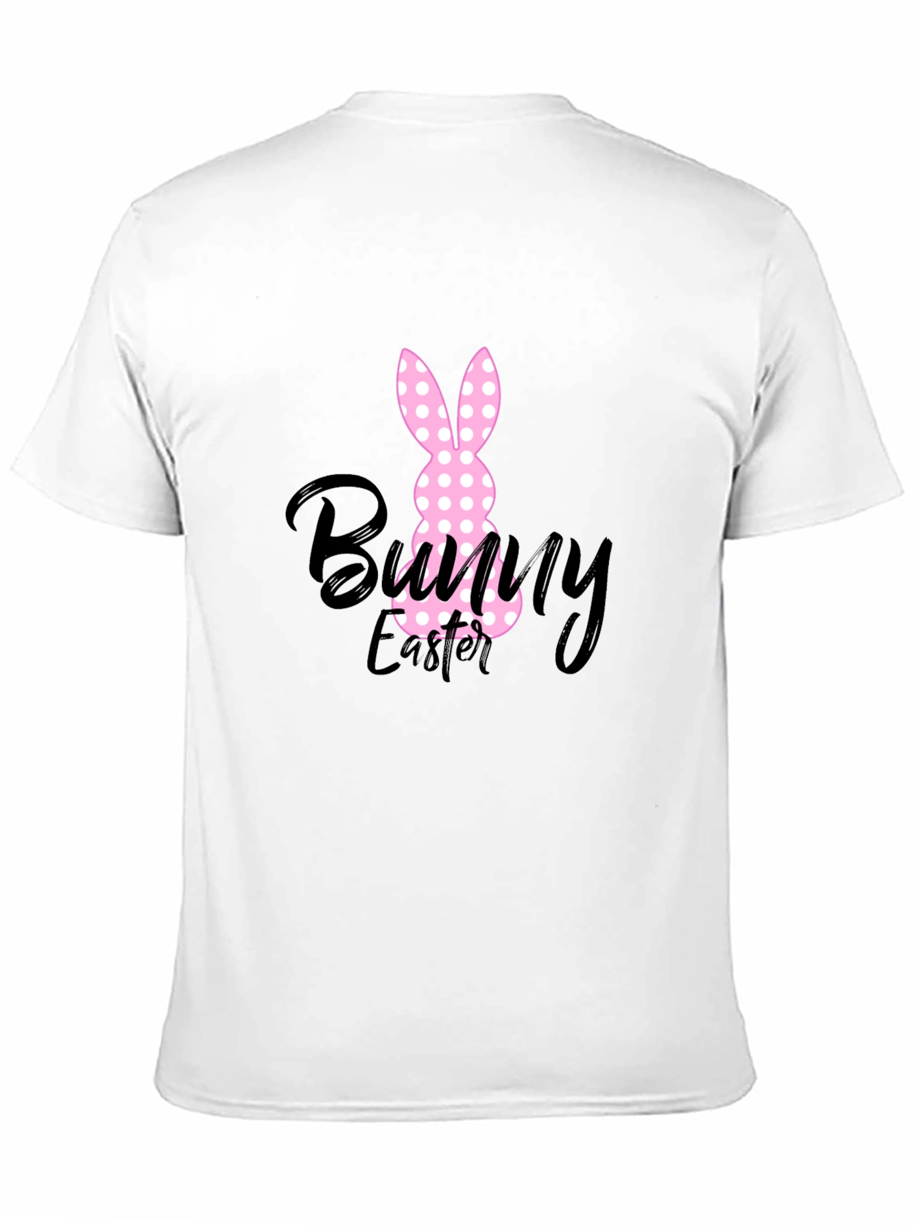 Bunny Easter Black T-Shirt