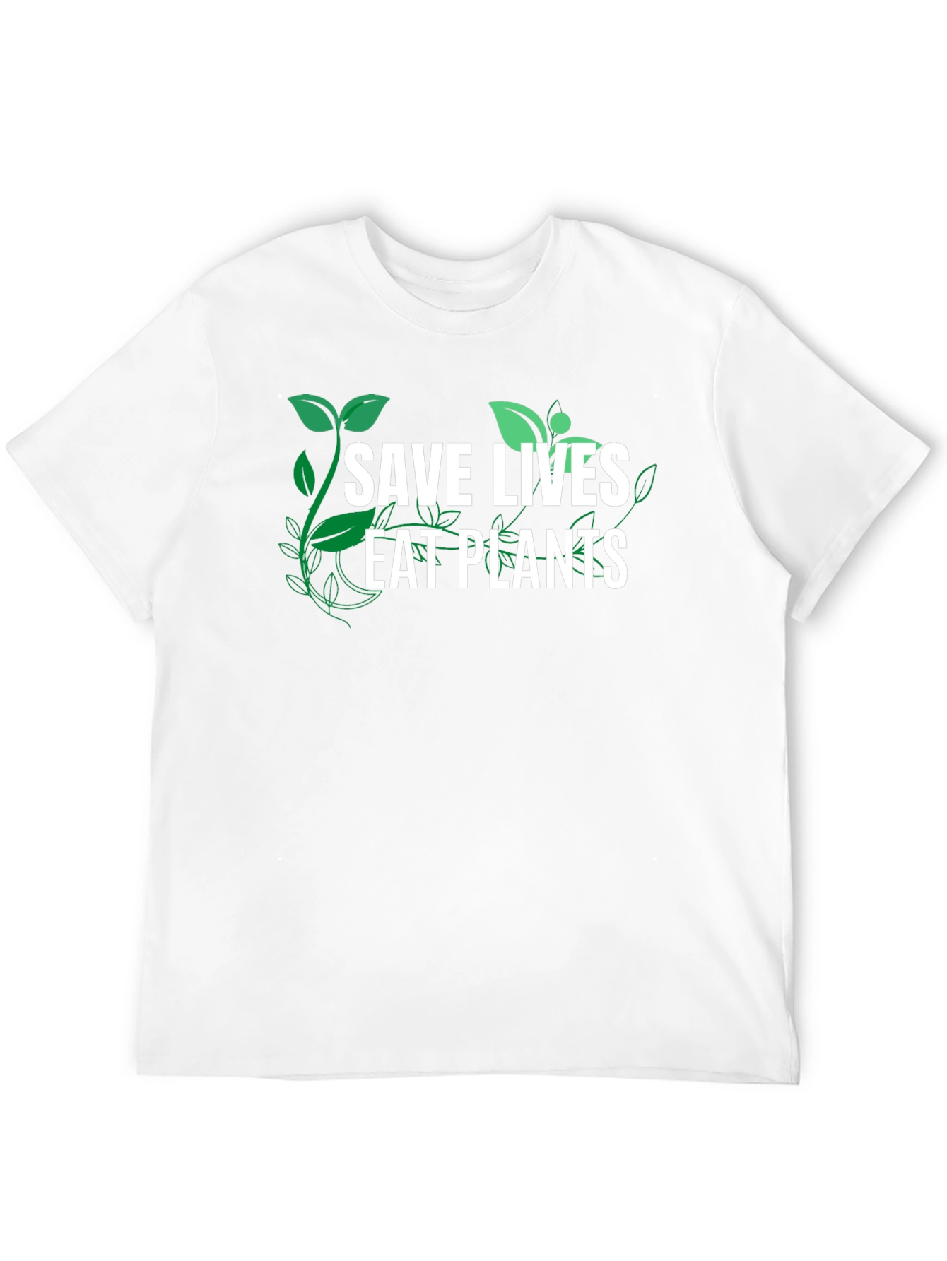 Save Lives Eat Plants Graphic Tee