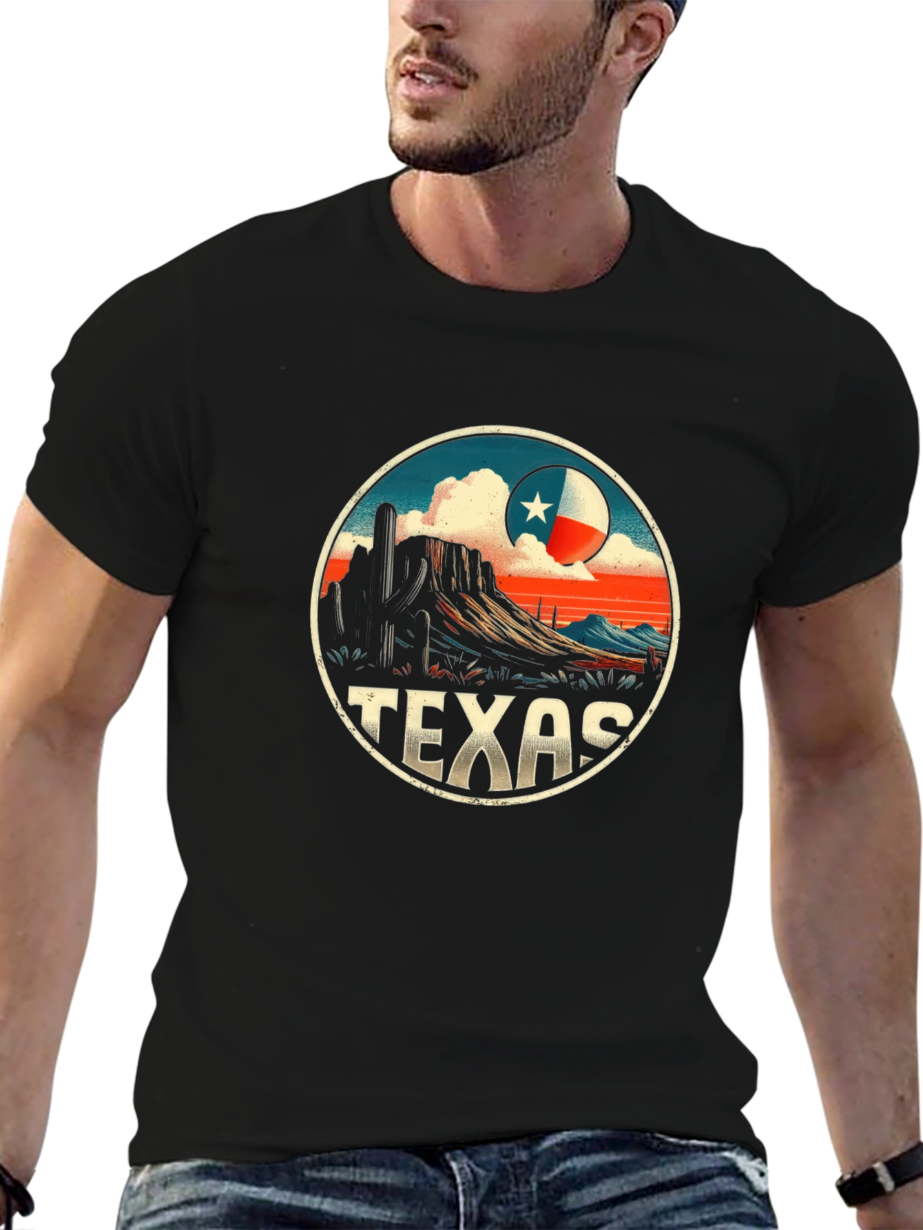 Texas Desert Graphic T-Shirt