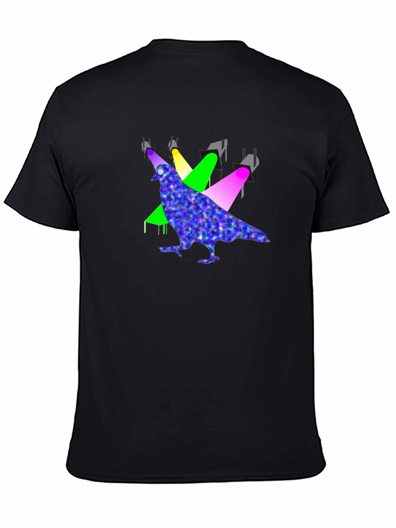 Pigeon Spotlight Graphic Tee - Unique Design