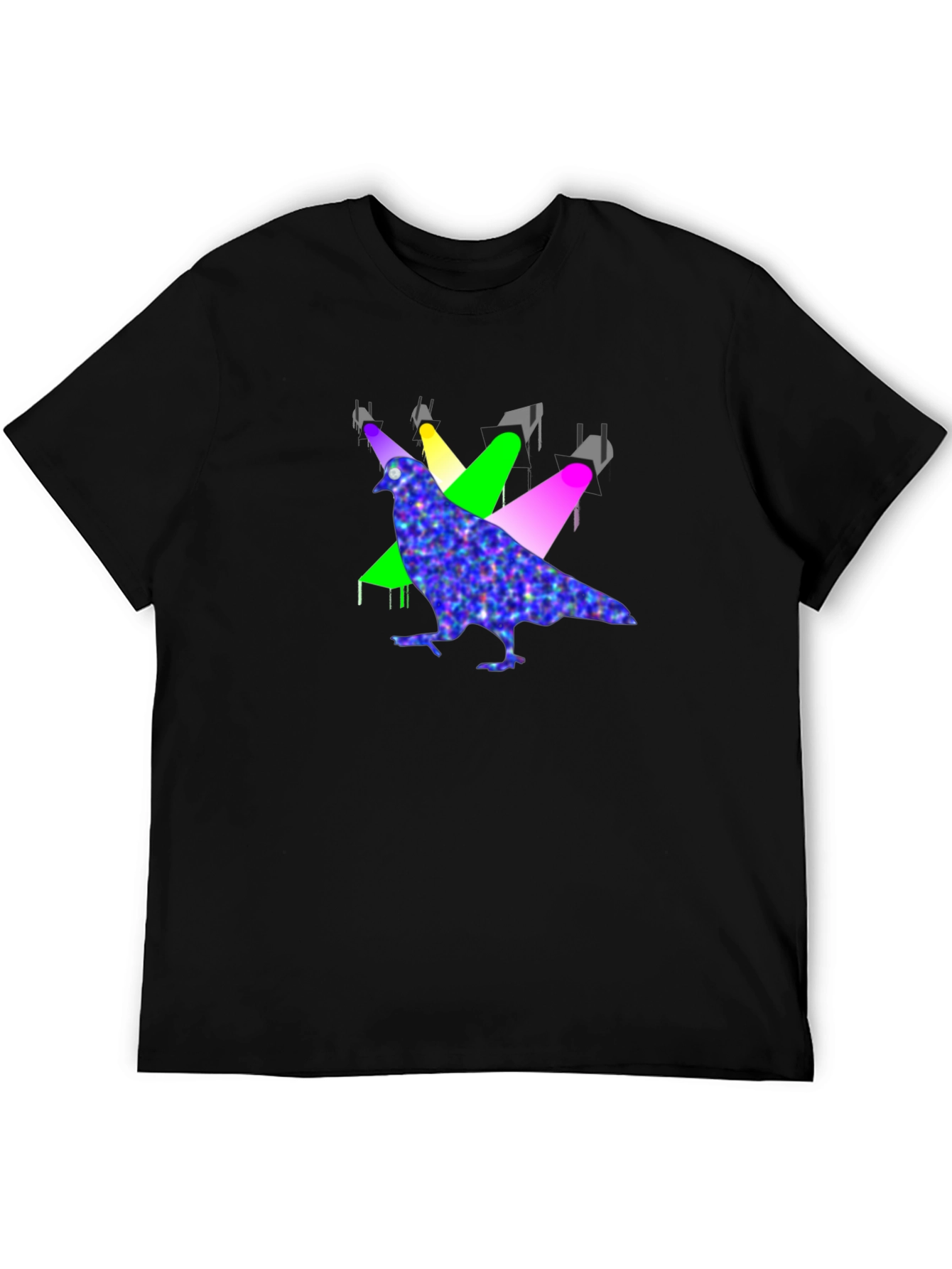 Pigeon Spotlight Graphic Tee - Unique Design