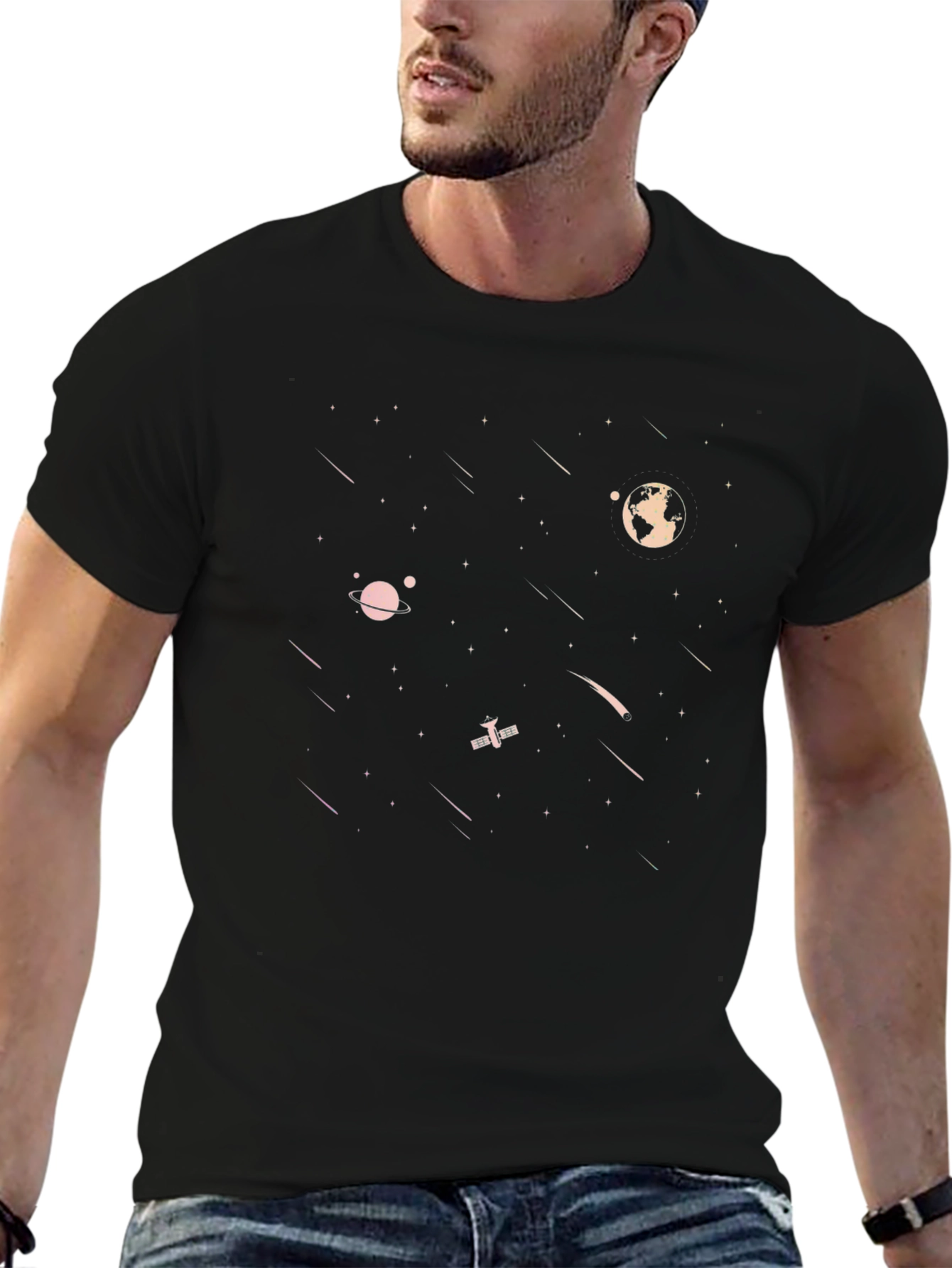 Cosmic Dreams T-Shirt - Space Design Tee