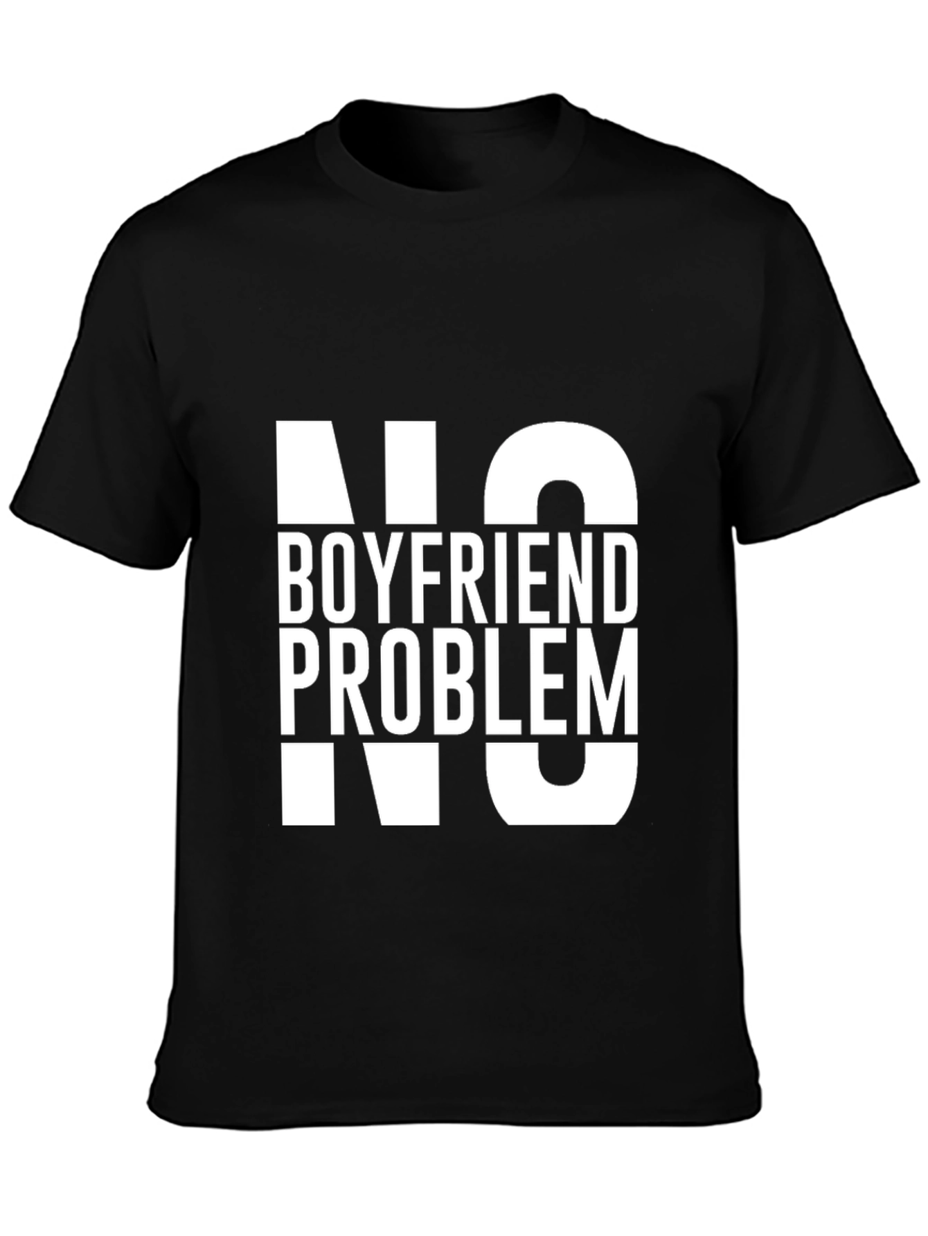 No Boyfriend No Problem Graphic Tee