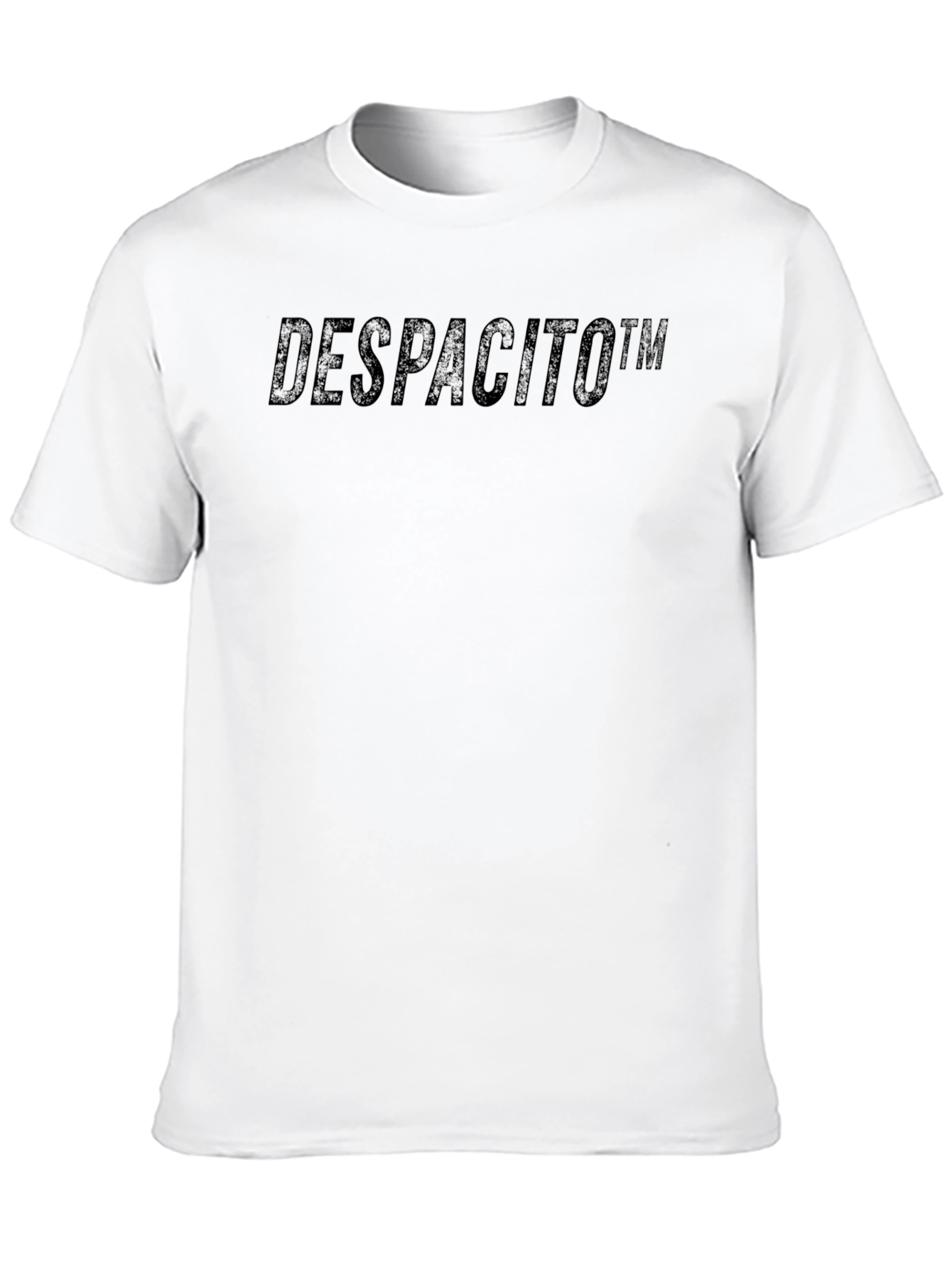 Despacito Black Crew Neck T-Shirt - Trendy Mens Fashion