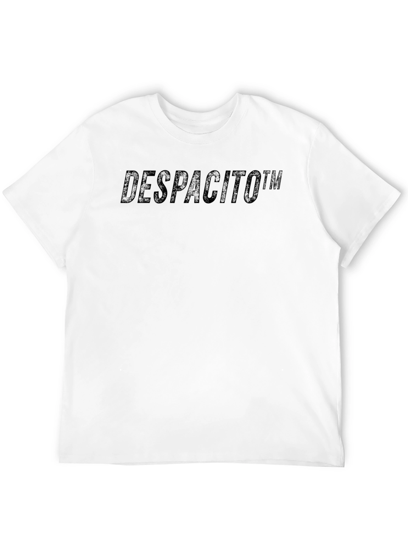 Despacito Black Crew Neck T-Shirt - Trendy Mens Fashion