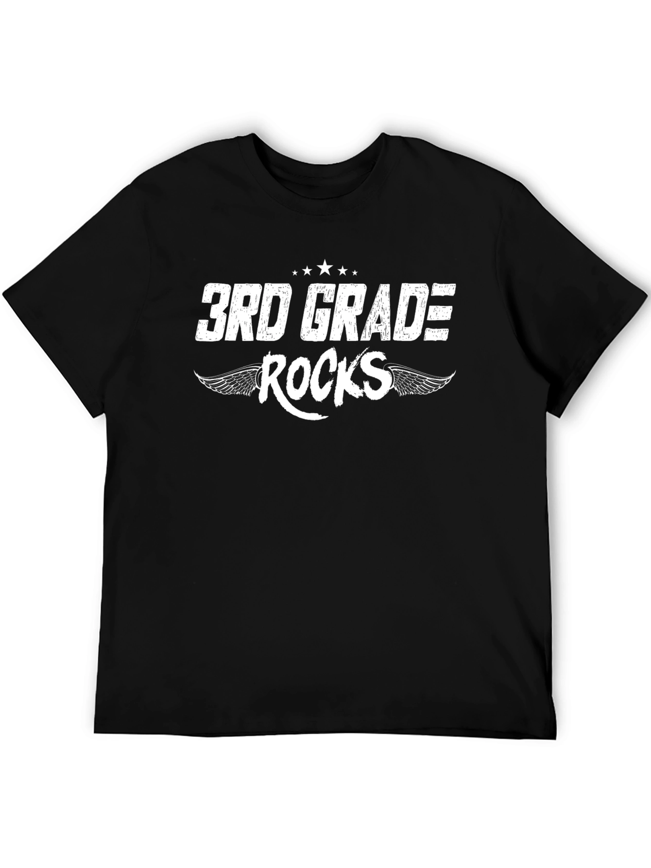 3rd Grade Rocks Graphic Tee - Black