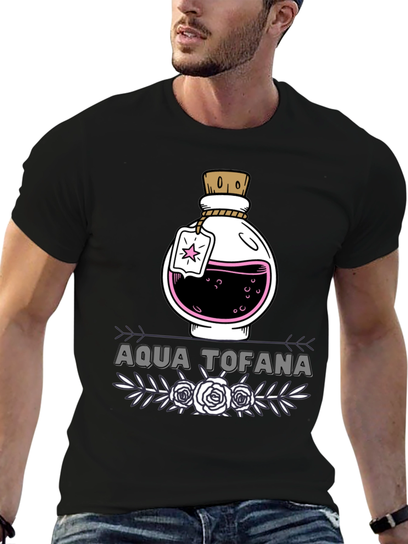 Aqua Tofana Graphic Tee - Poison Potion Shirt
