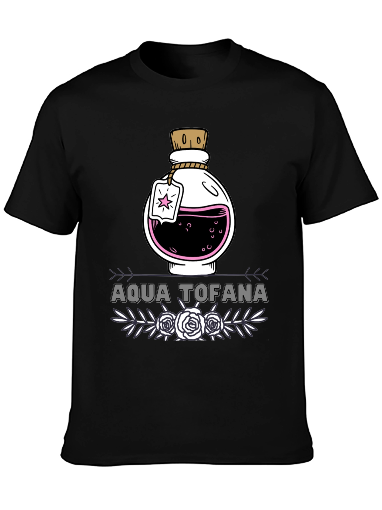 Aqua Tofana Graphic Tee - Poison Potion Shirt