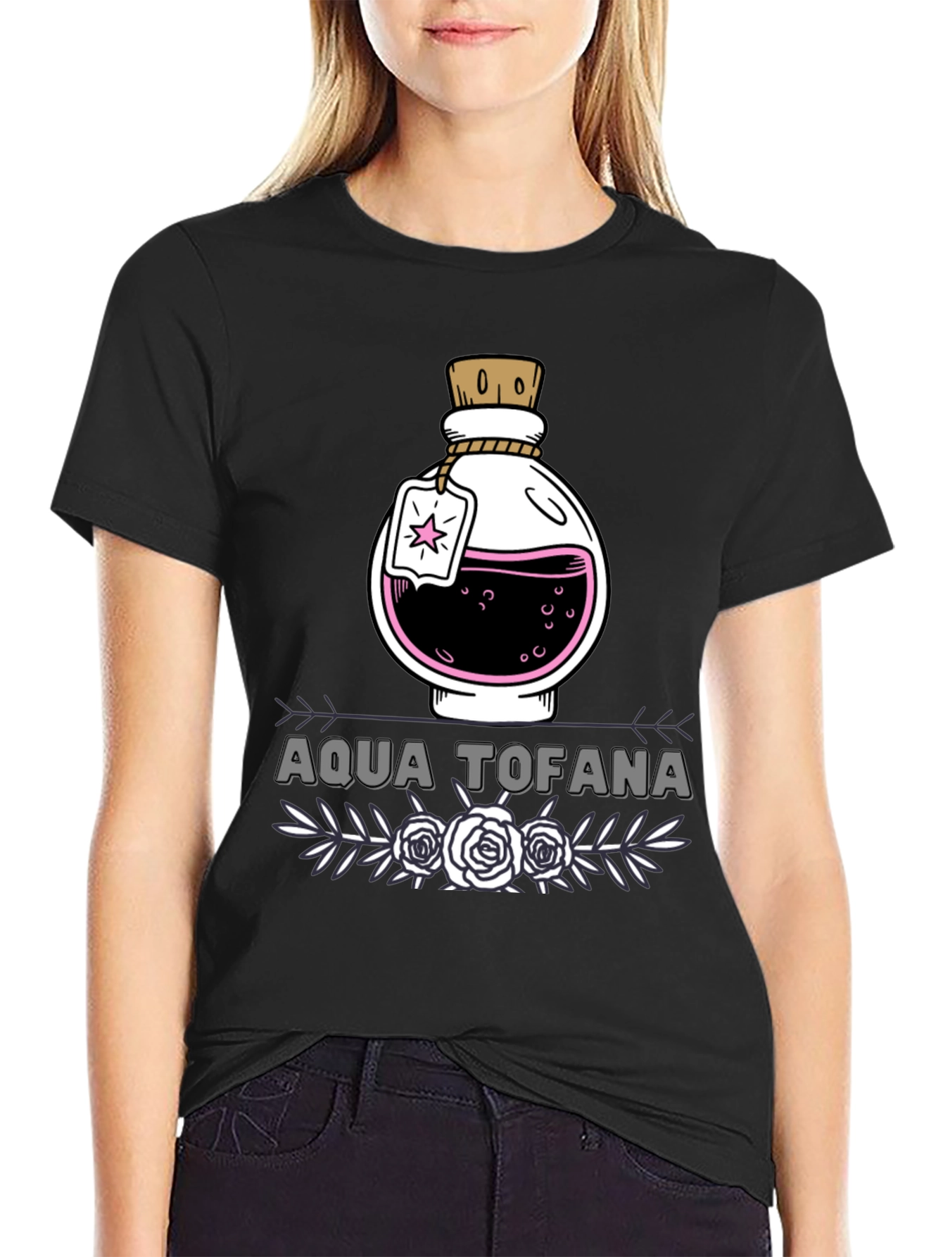 Aqua Tofana Graphic Tee - Poison Potion Shirt