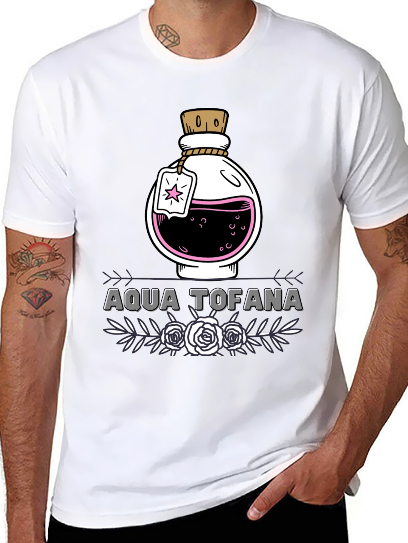 Aqua Tofana Graphic Tee - Poison Potion Shirt