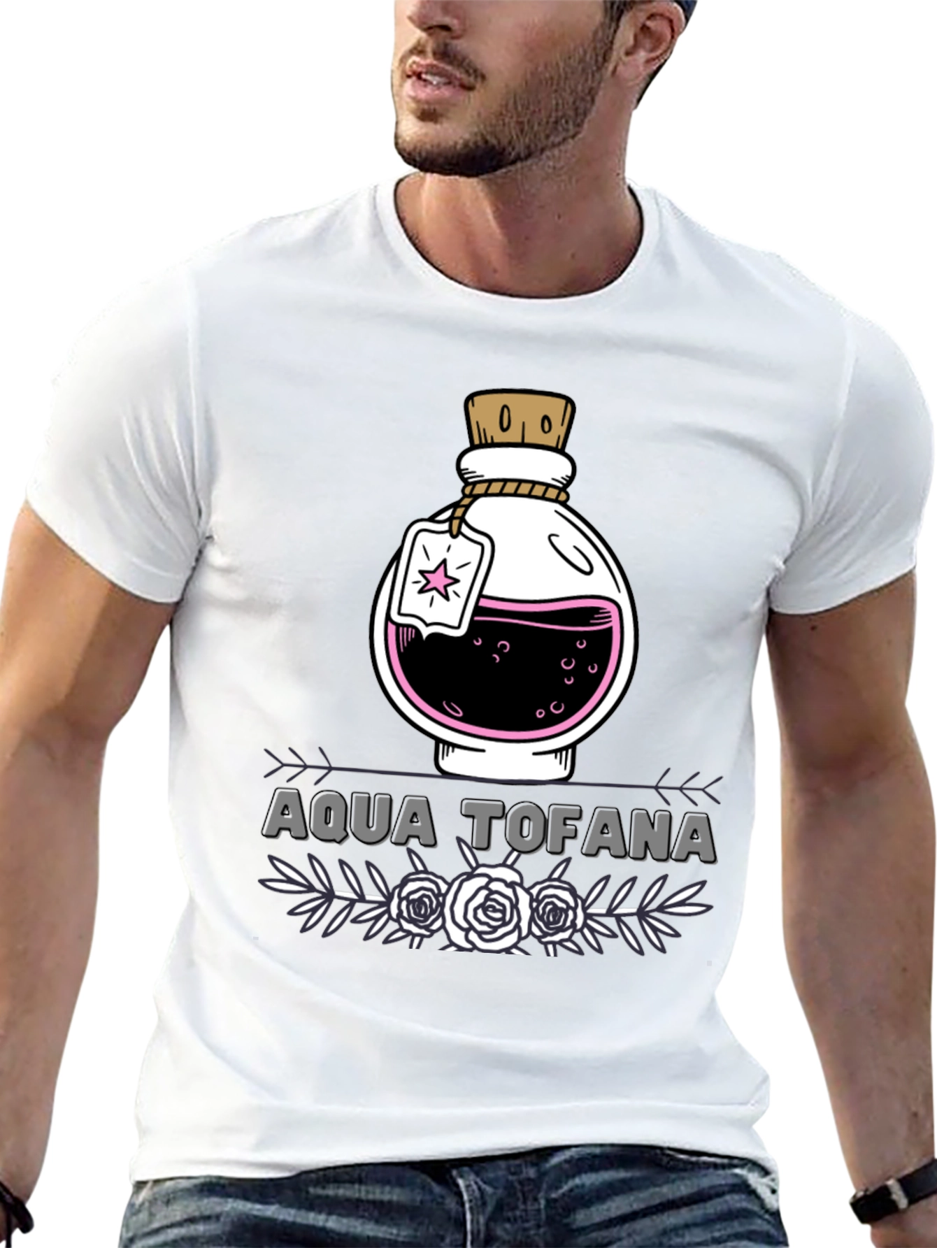 Aqua Tofana Graphic Tee - Poison Potion Shirt