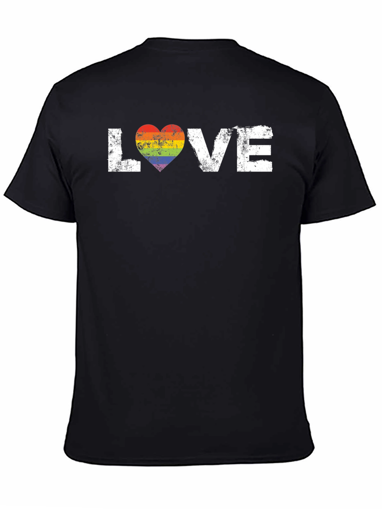 Love Rainbow Heart Graphic Tee