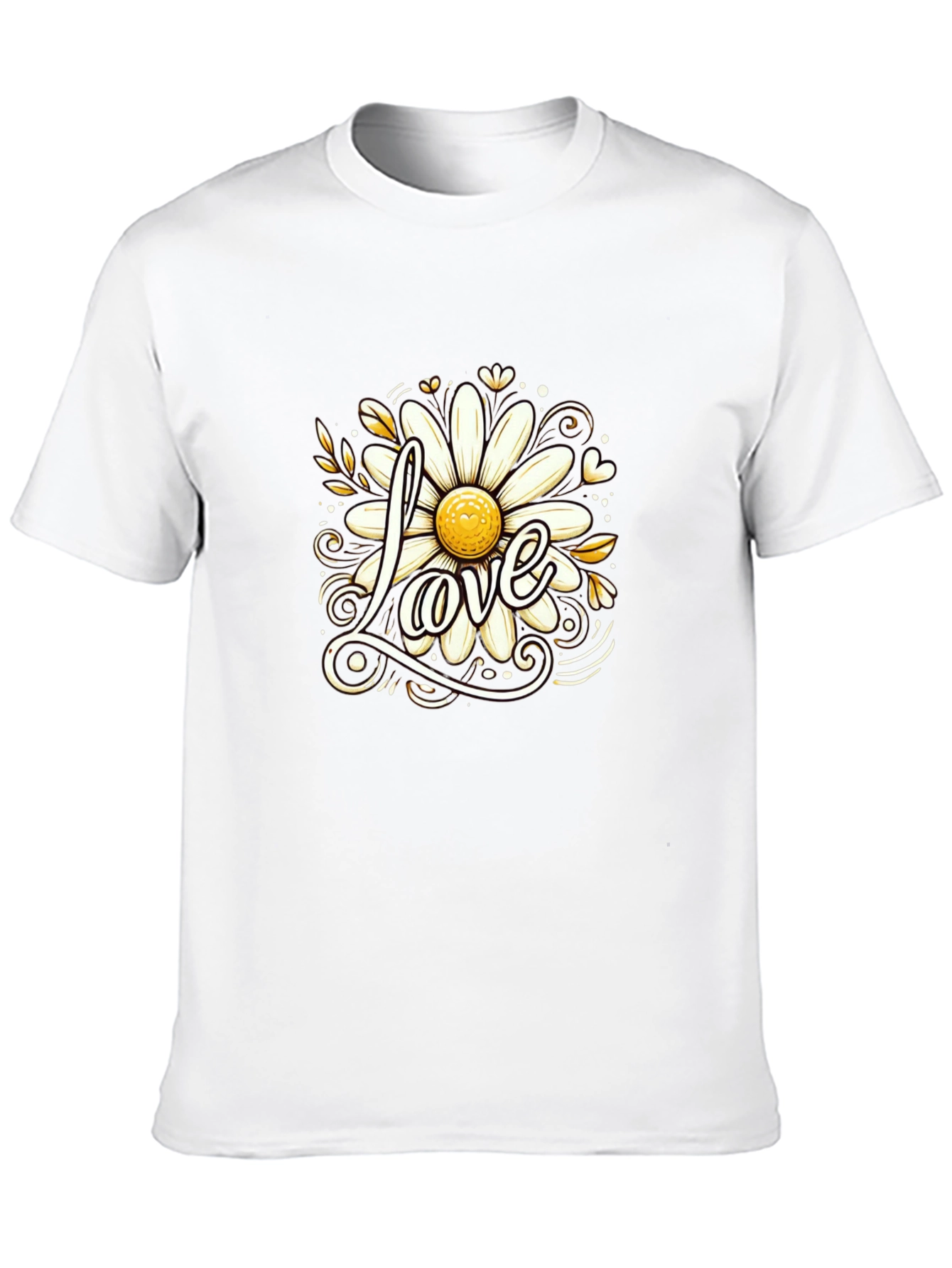 Love Daisy T-Shirt - Stylish Floral Tee