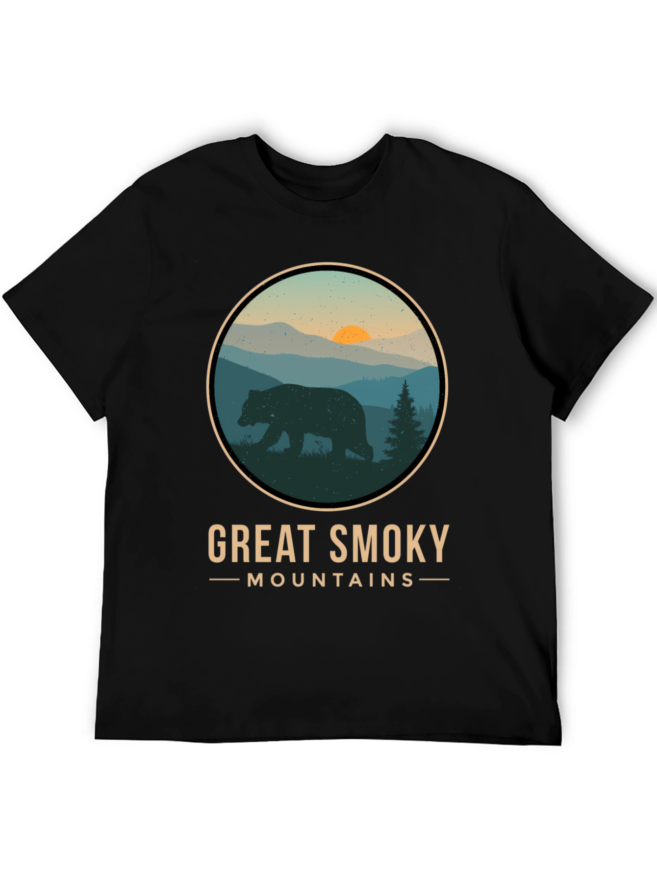 Great Smoky Mountains T-Shirt - Bear Design