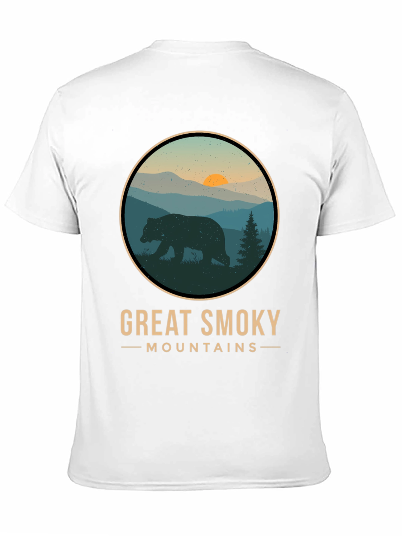 Great Smoky Mountains T-Shirt - Bear Design