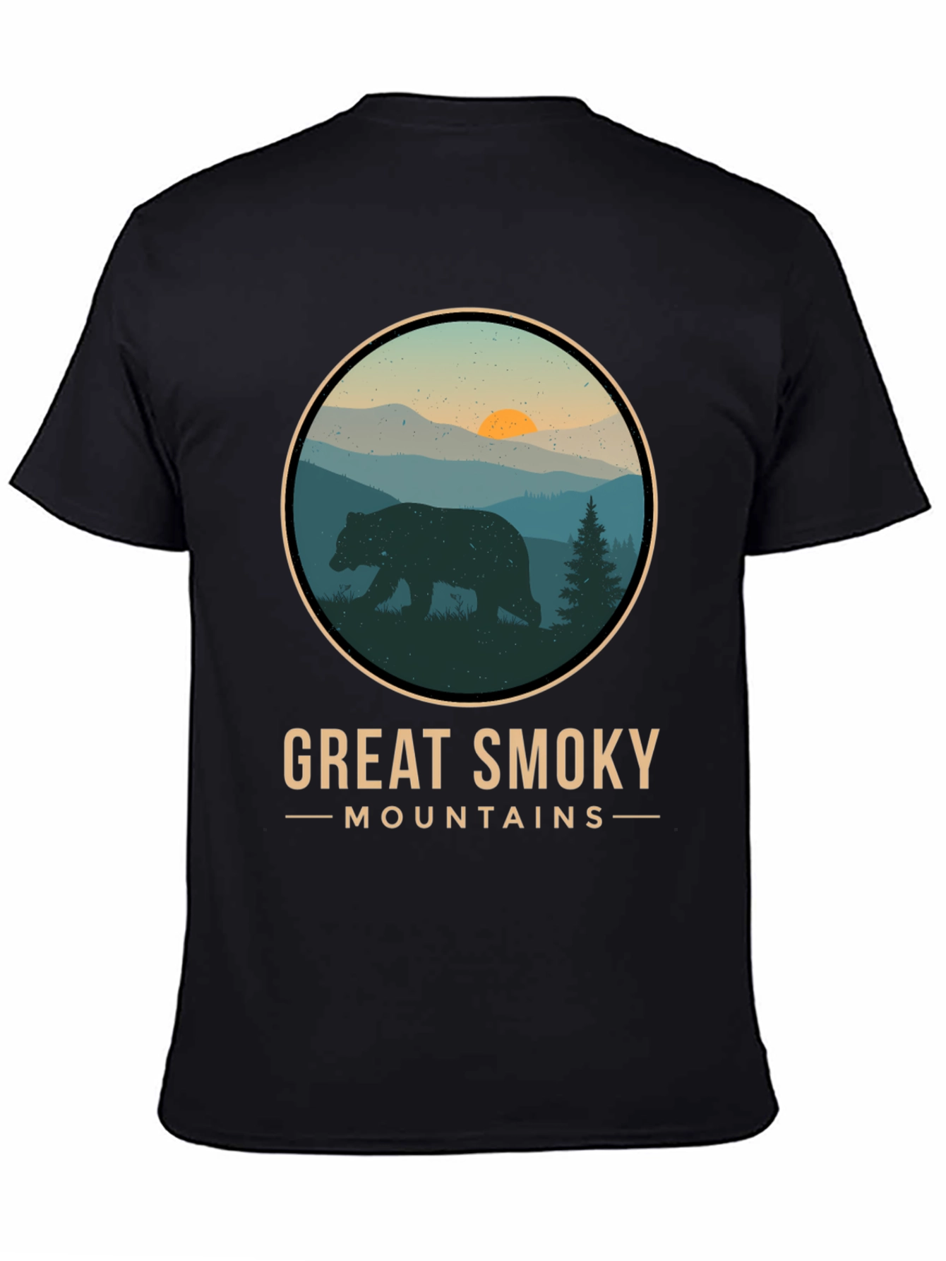 Great Smoky Mountains T-Shirt - Bear Design
