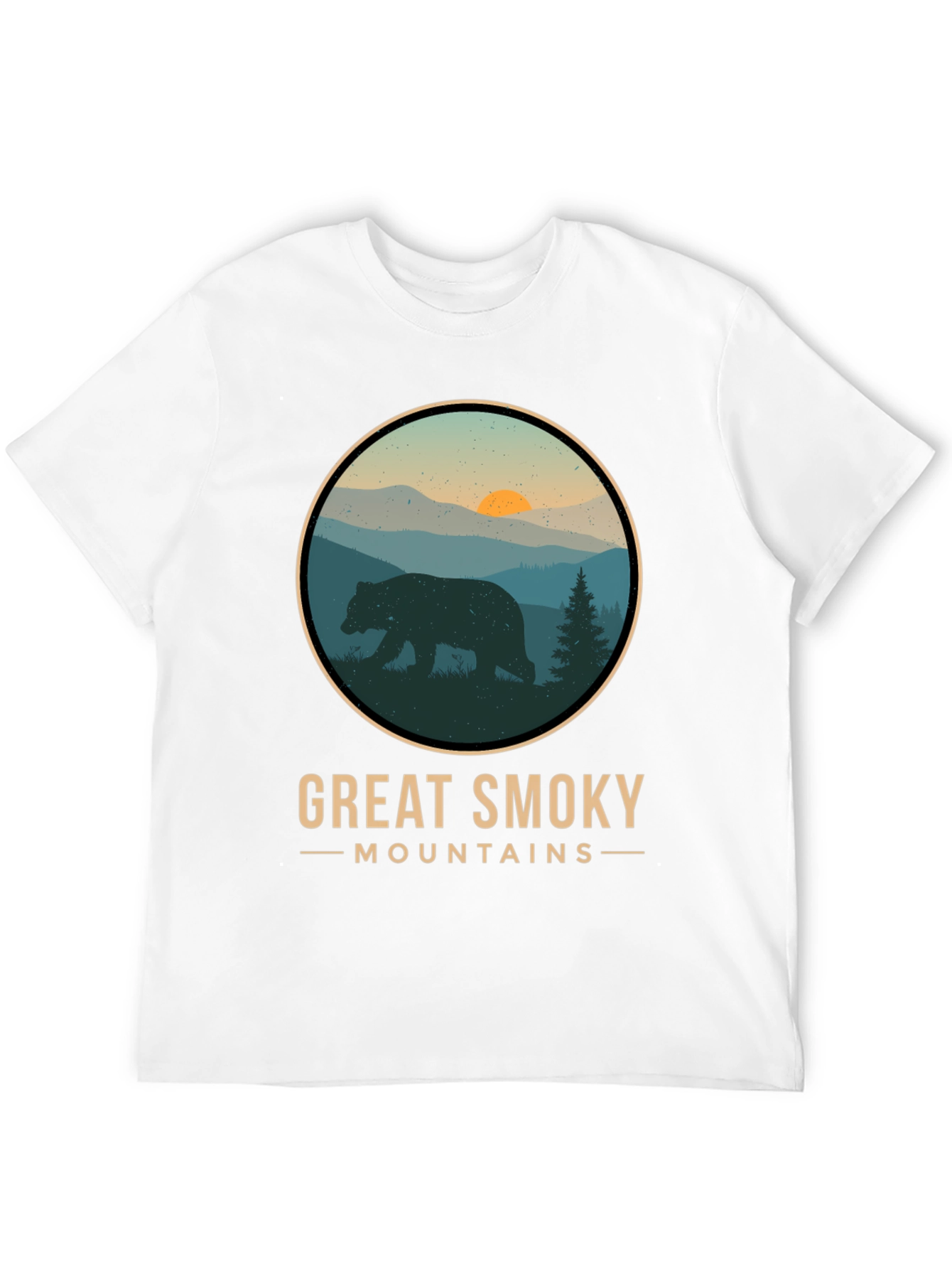 Great Smoky Mountains T-Shirt - Bear Design