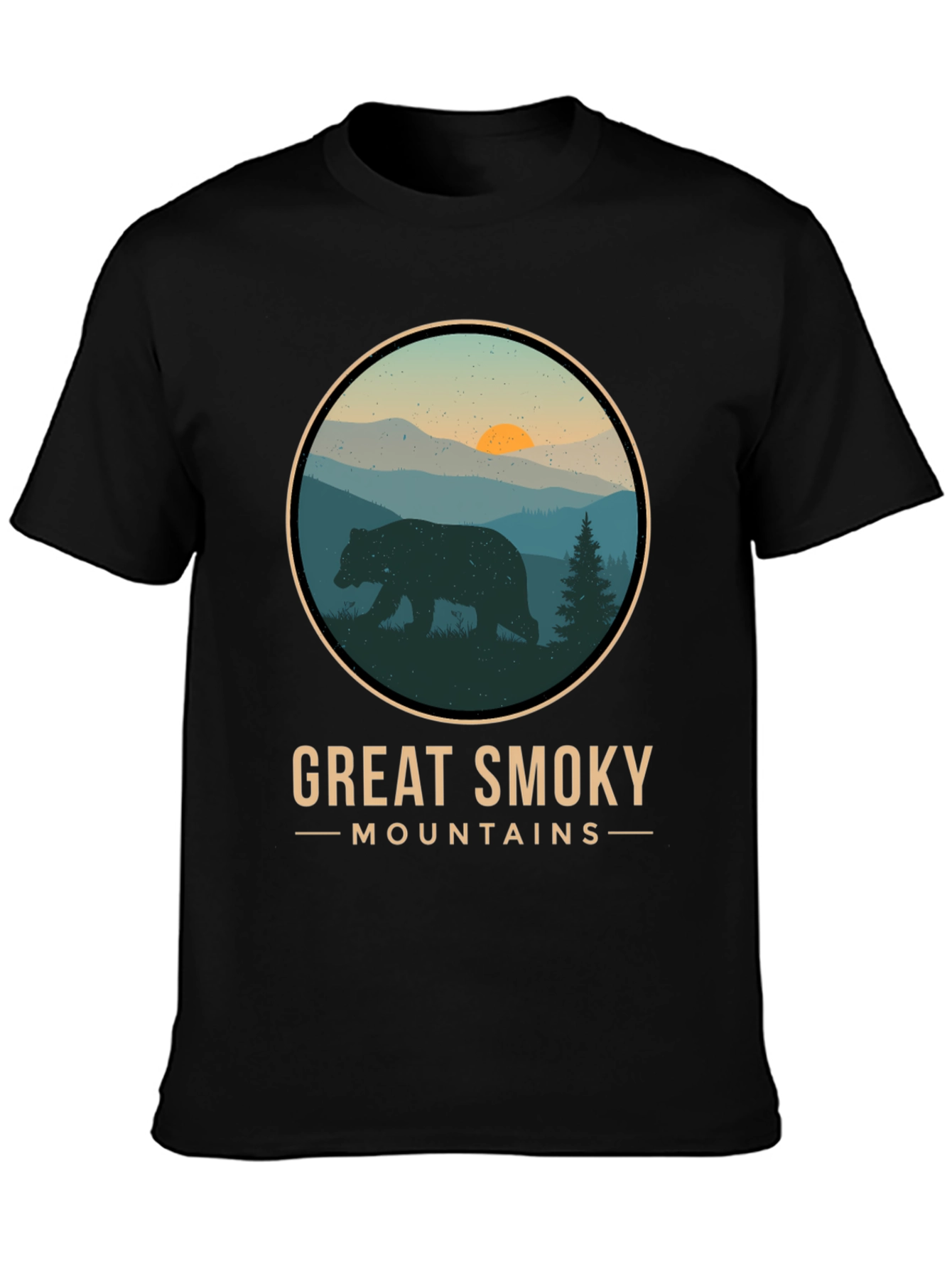 Great Smoky Mountains T-Shirt - Bear Design