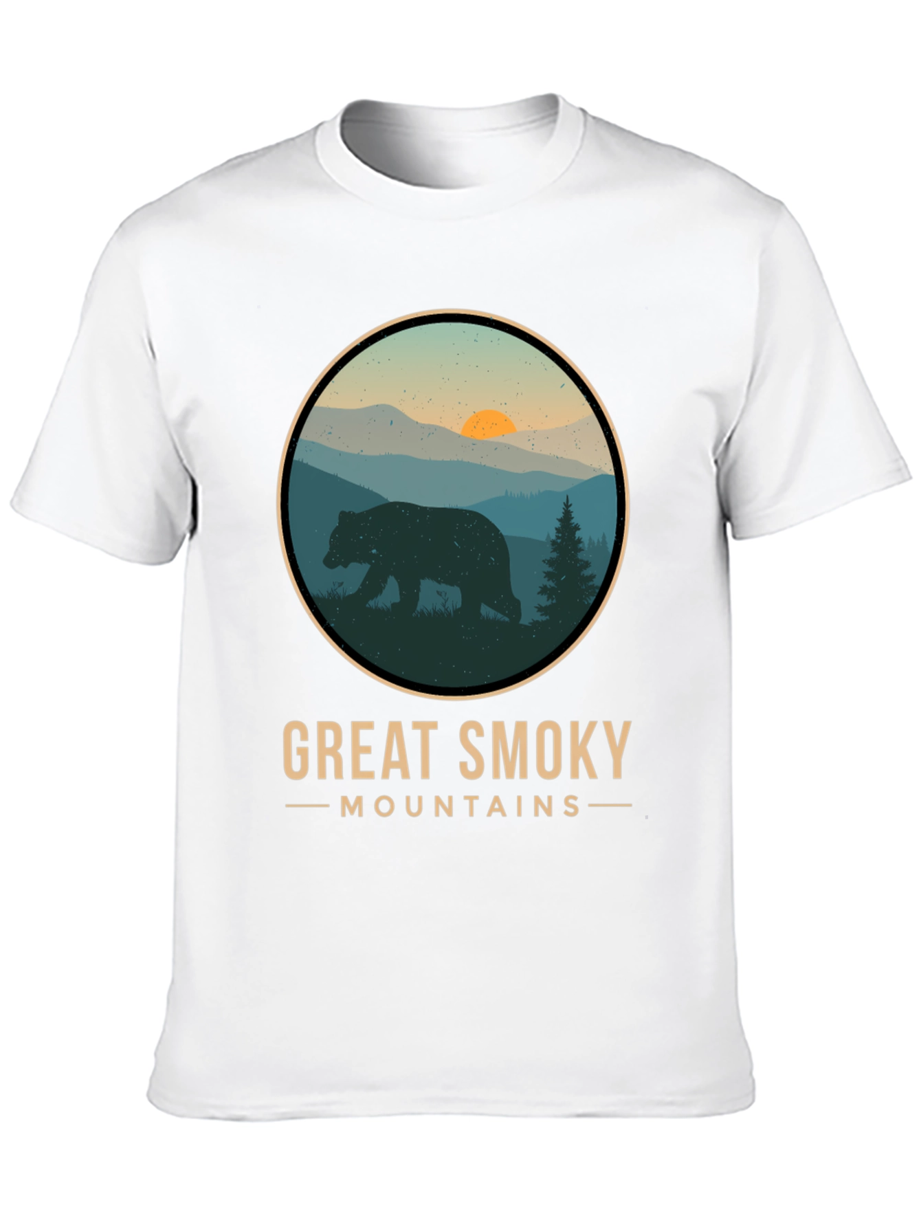 Great Smoky Mountains T-Shirt - Bear Design