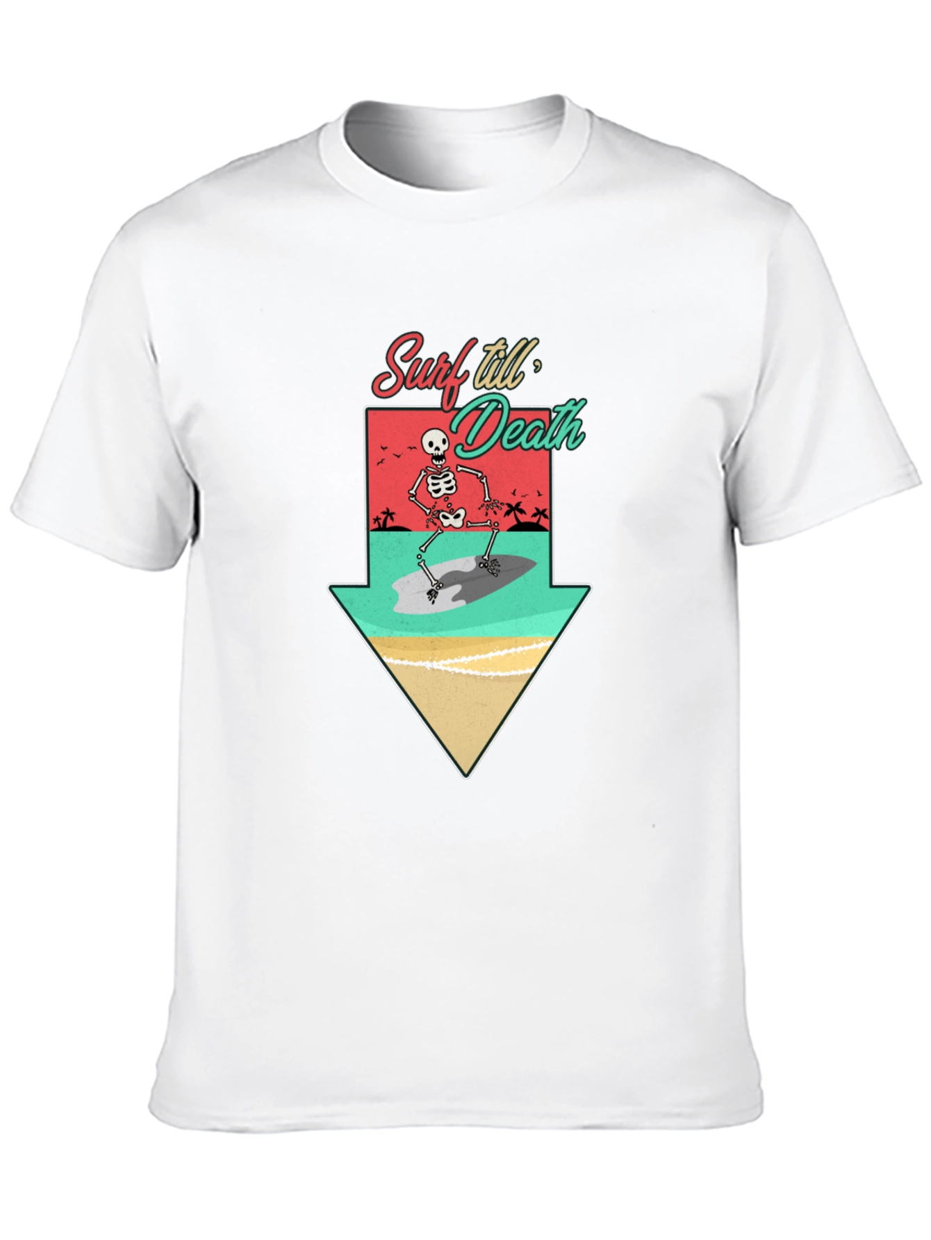 Surf Till Death Graphic T-Shirt