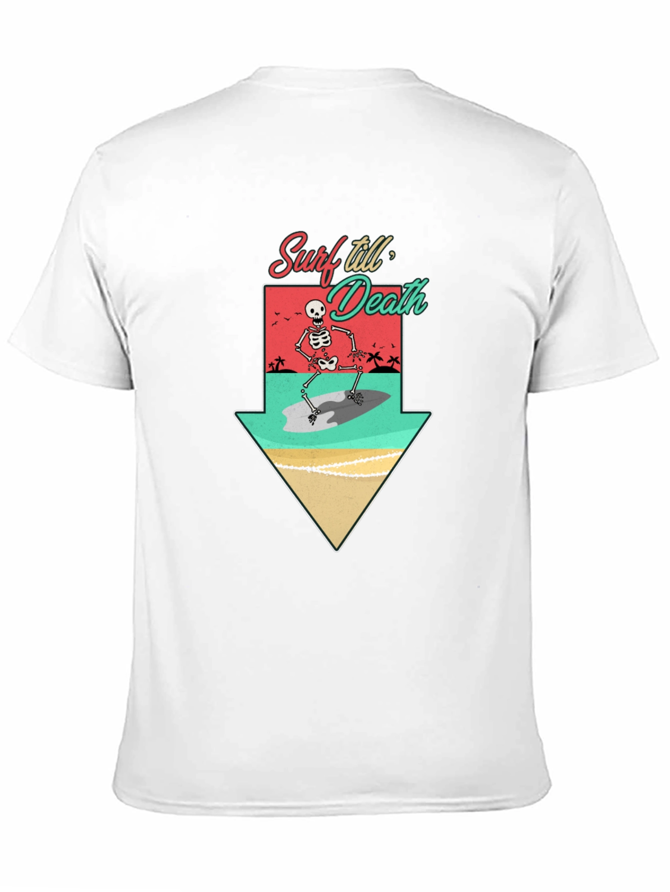 Surf Till Death Graphic T-Shirt