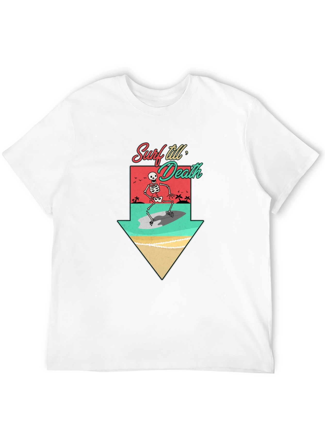 Surf Till Death Graphic T-Shirt