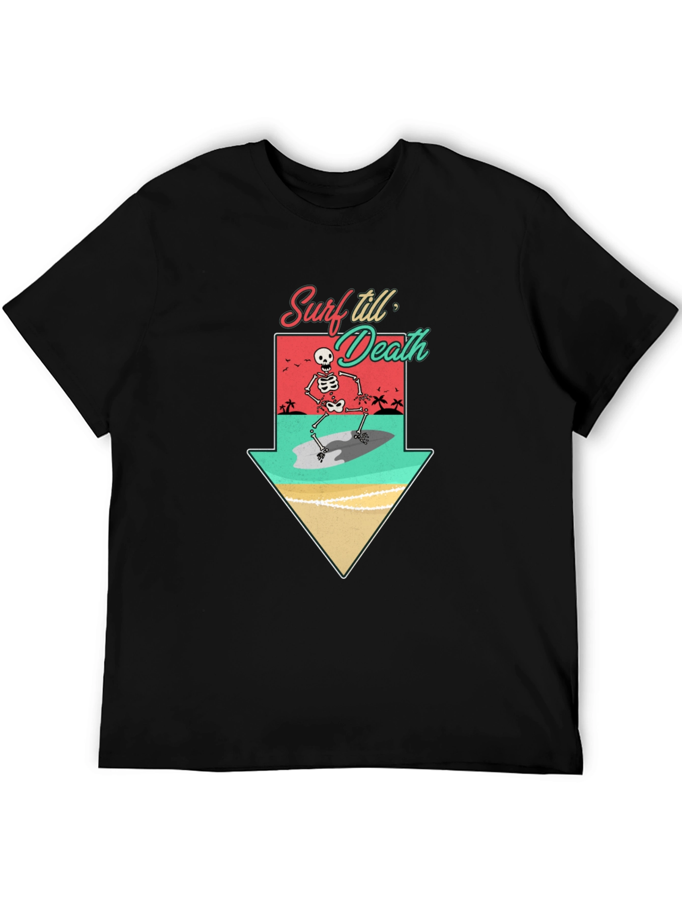 Surf Till Death Graphic T-Shirt