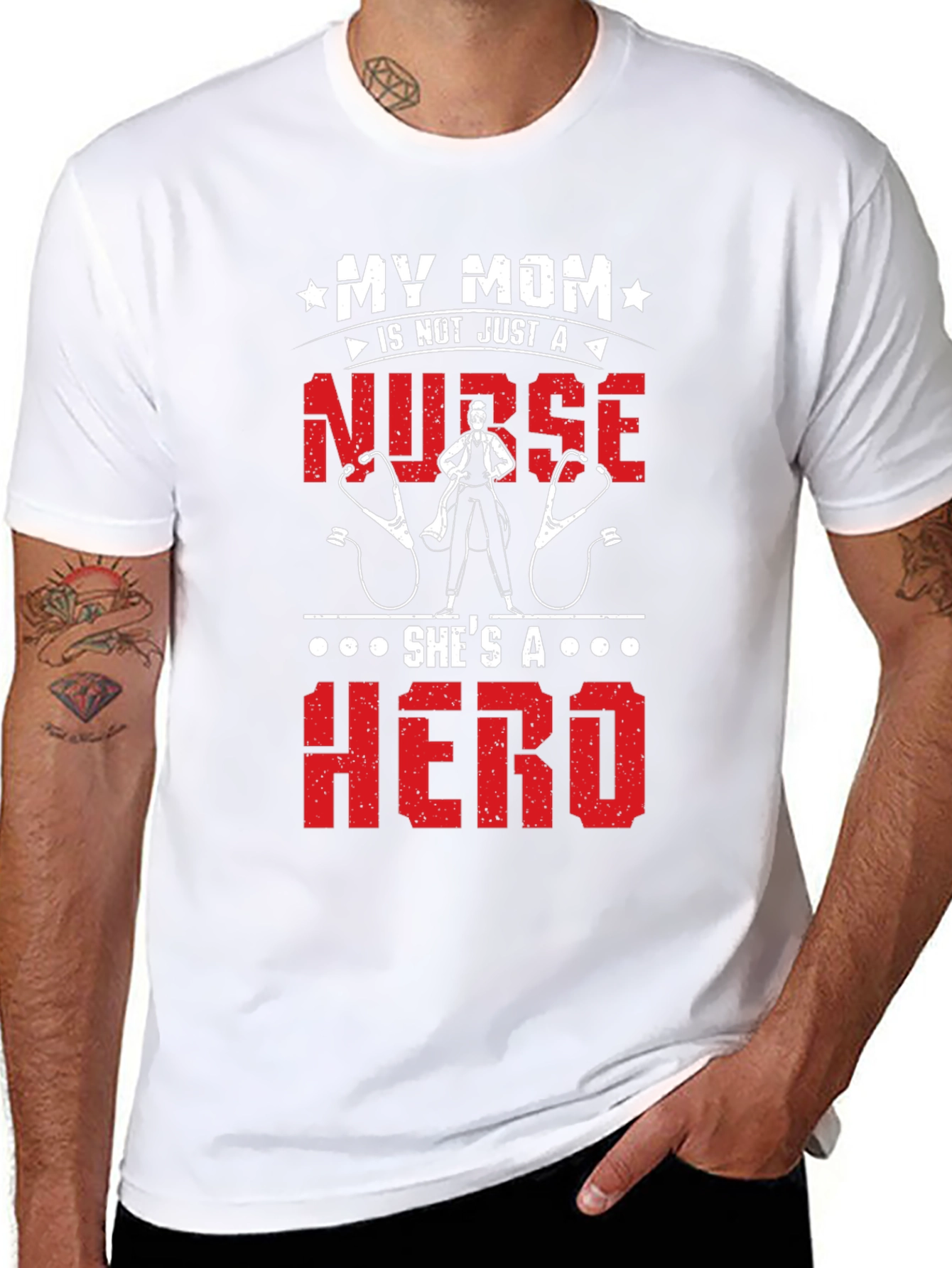 My Mom Is A Nurse Hero T-Shirt