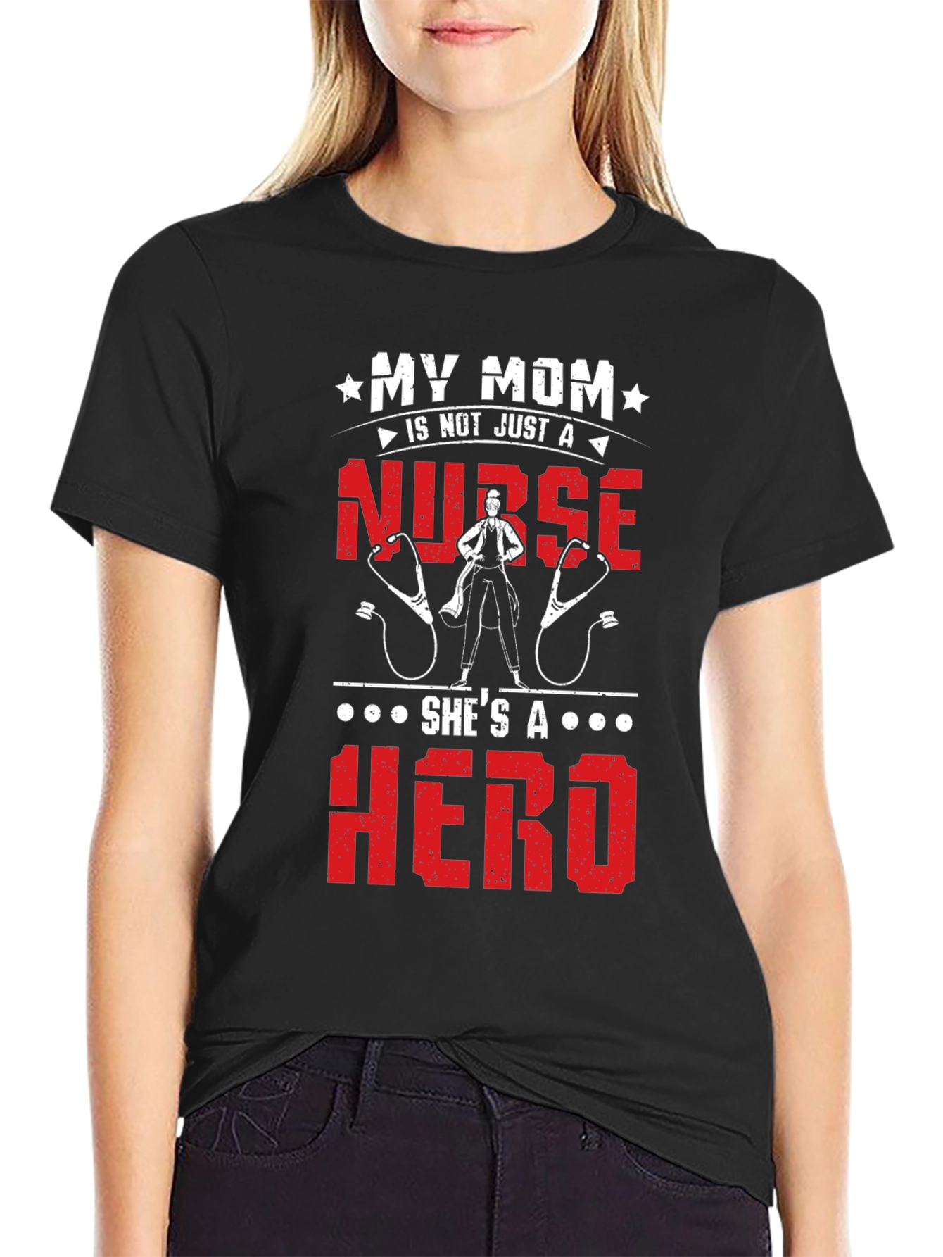 My Mom Is A Nurse Hero T-Shirt