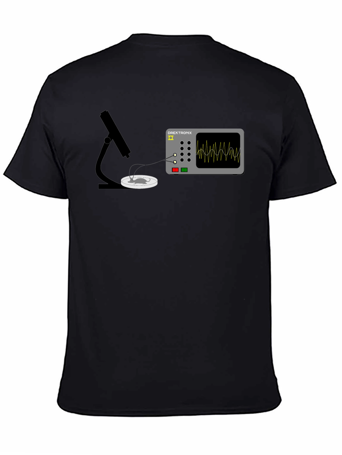 Science Lab T-Shirt - Brain Waves Monitor