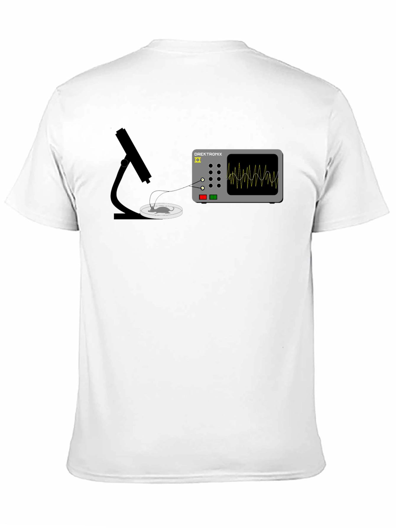 Science Lab T-Shirt - Brain Waves Monitor