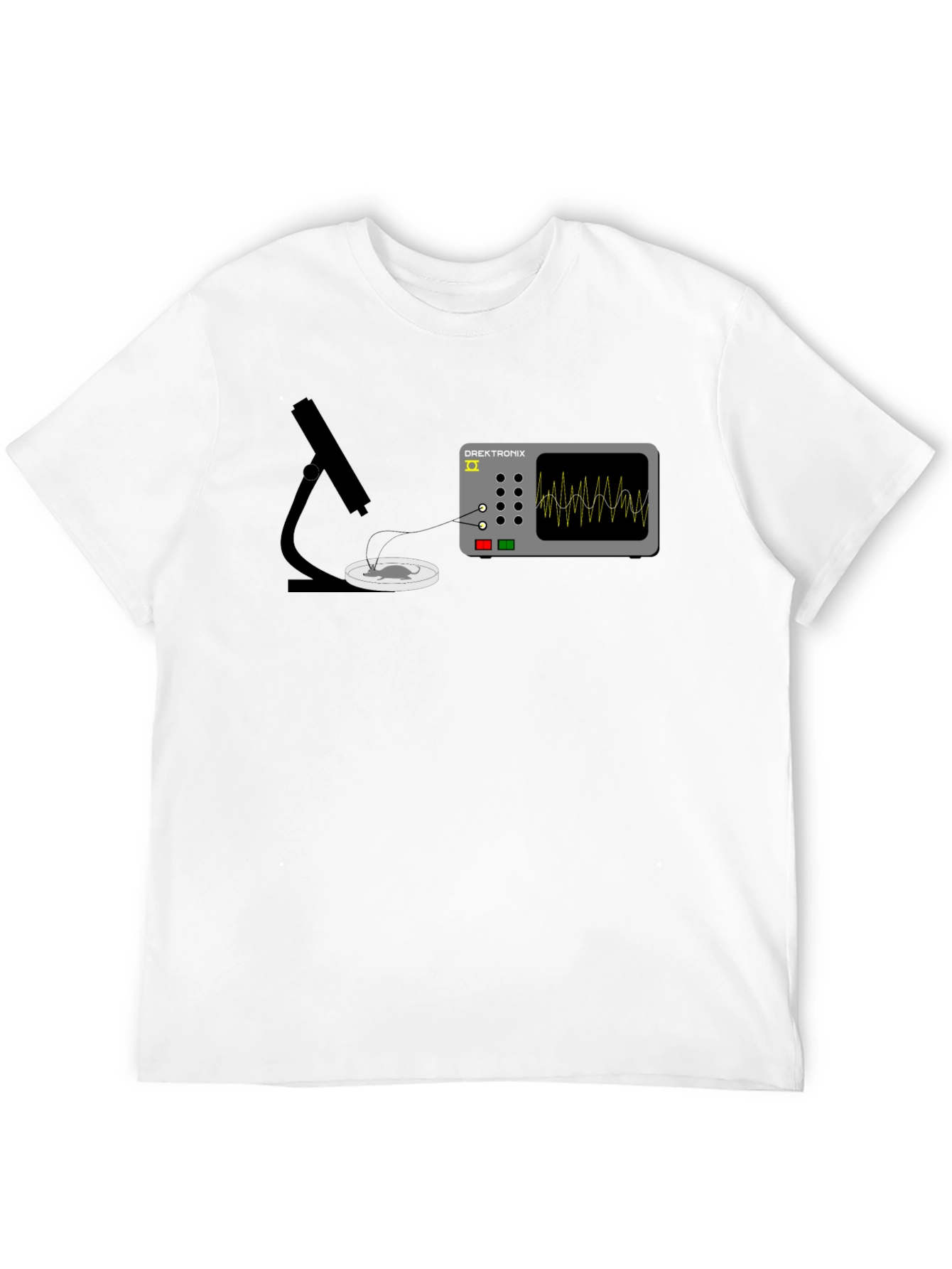 Science Lab T-Shirt - Brain Waves Monitor
