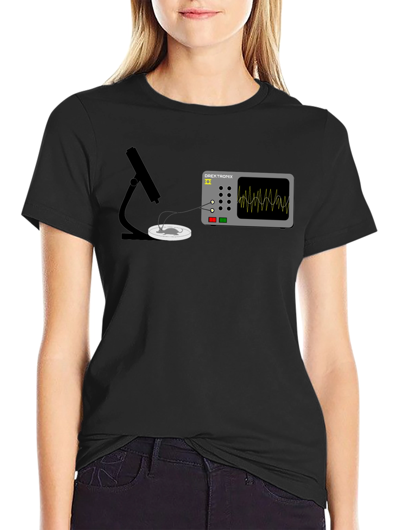 Science Lab T-Shirt - Brain Waves Monitor