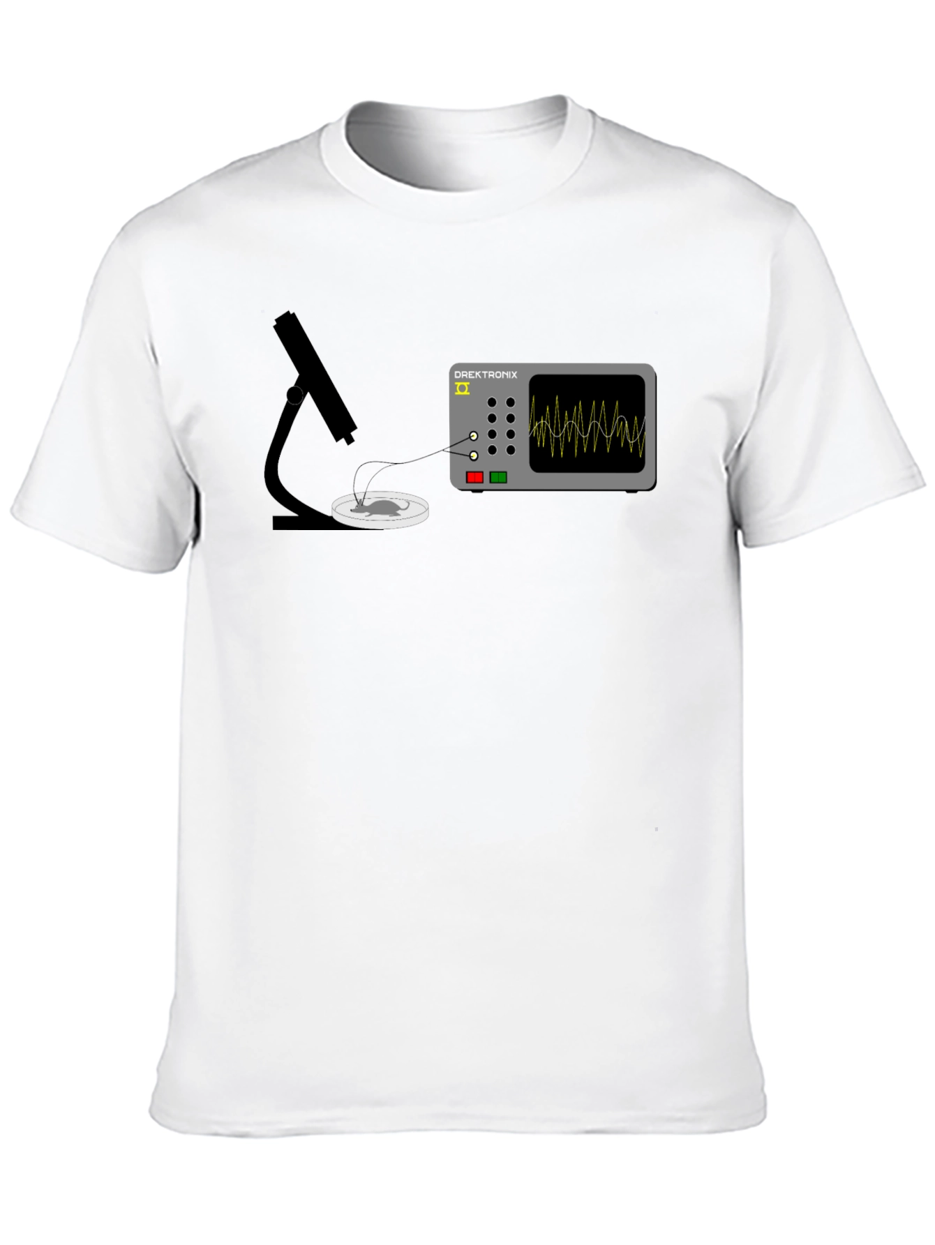 Science Lab T-Shirt - Brain Waves Monitor