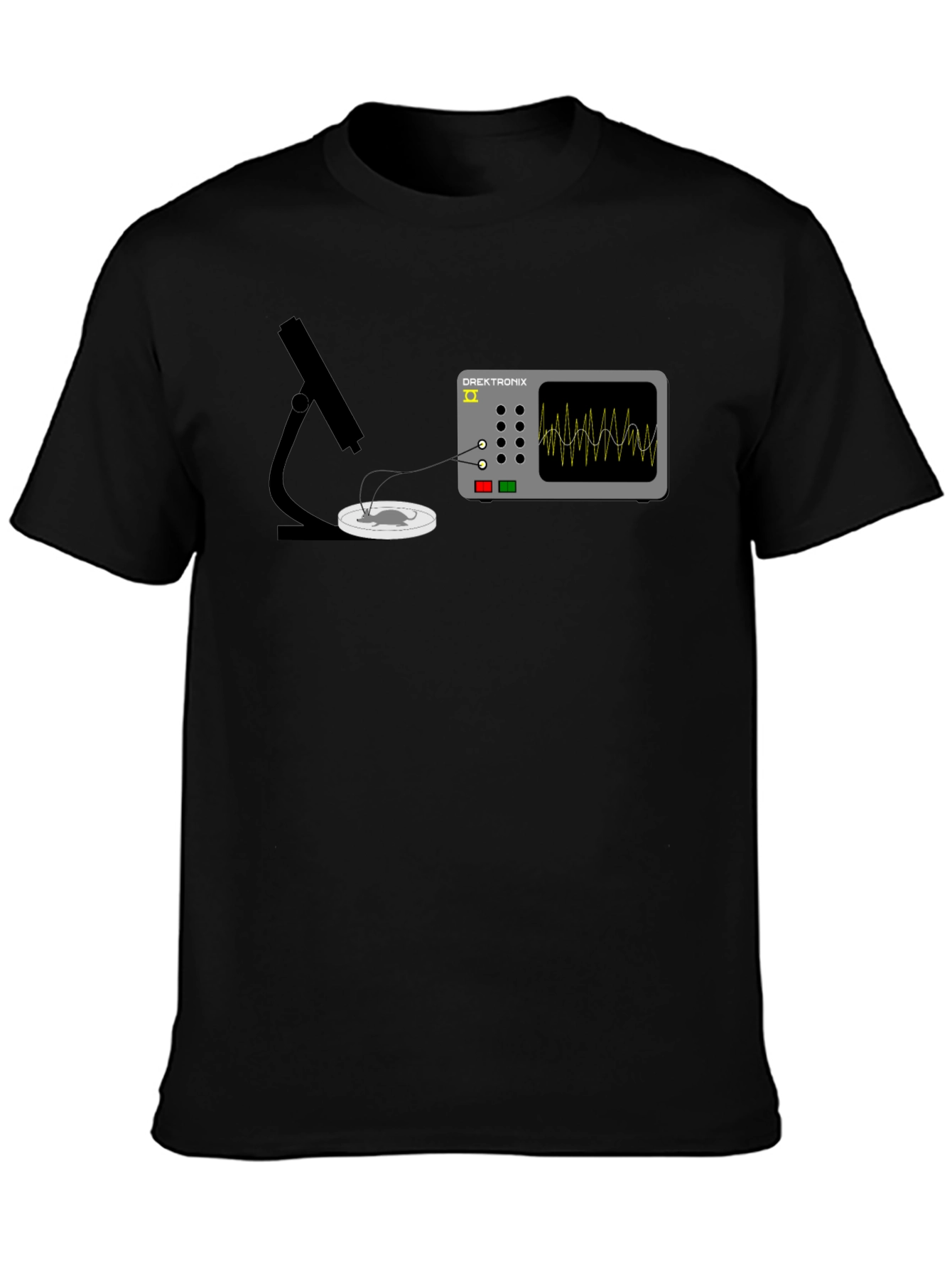 Science Lab T-Shirt - Brain Waves Monitor