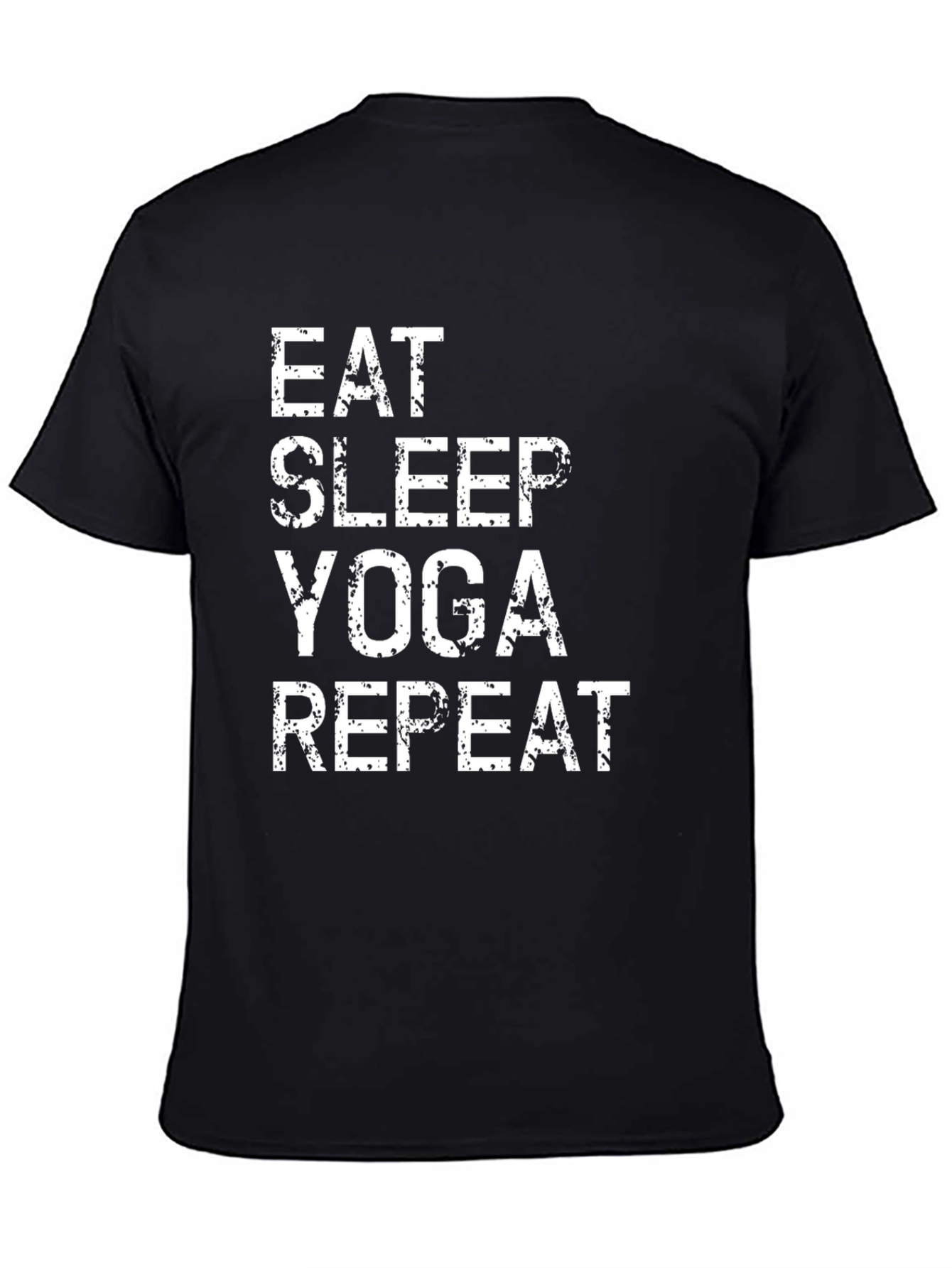 Eat Sleep Yoga Repeat Graphic Tee