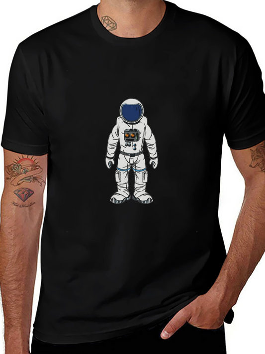 Astronaut Graphic T-Shirt - Classic Black Tee