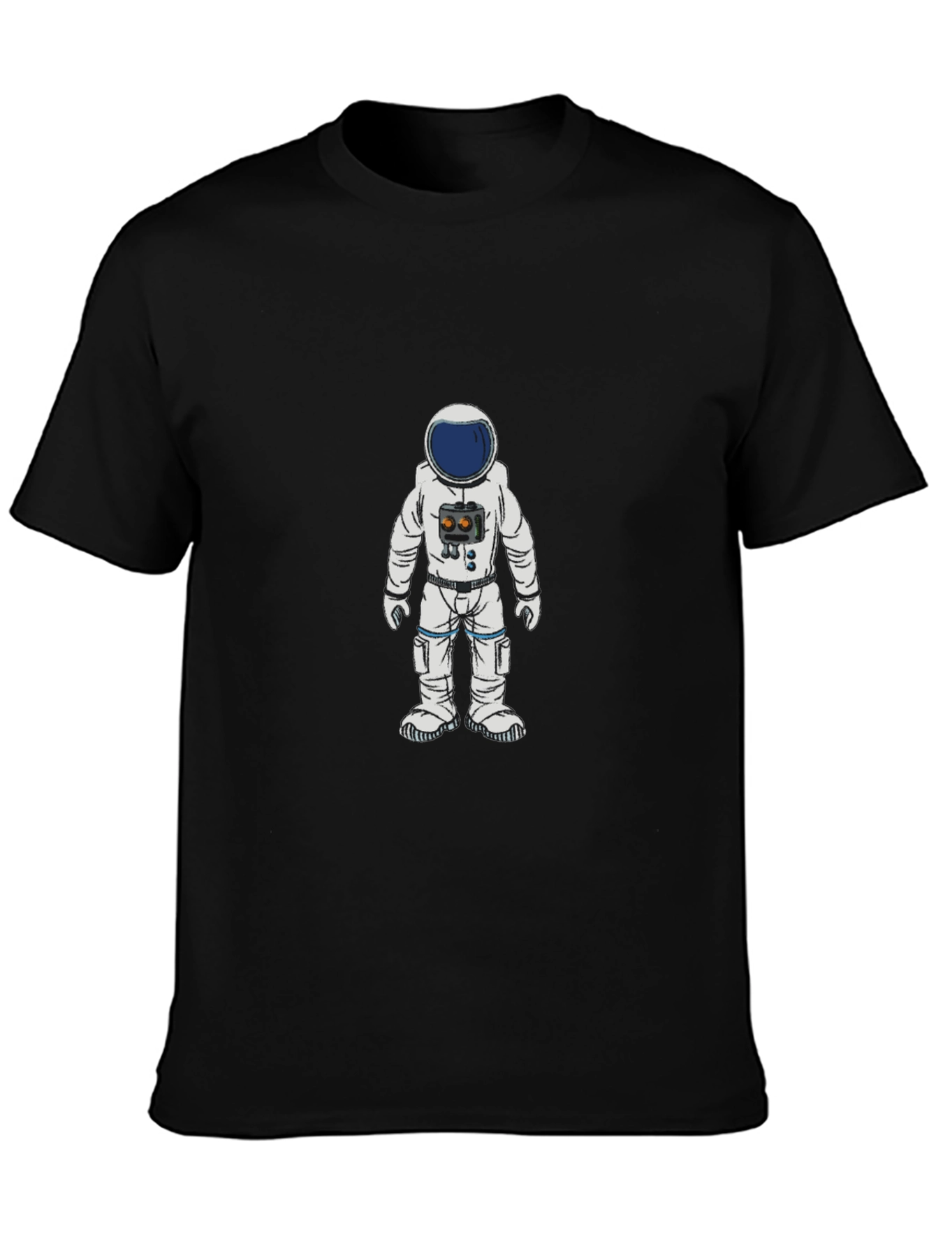 Astronaut Graphic T-Shirt - Classic Black Tee