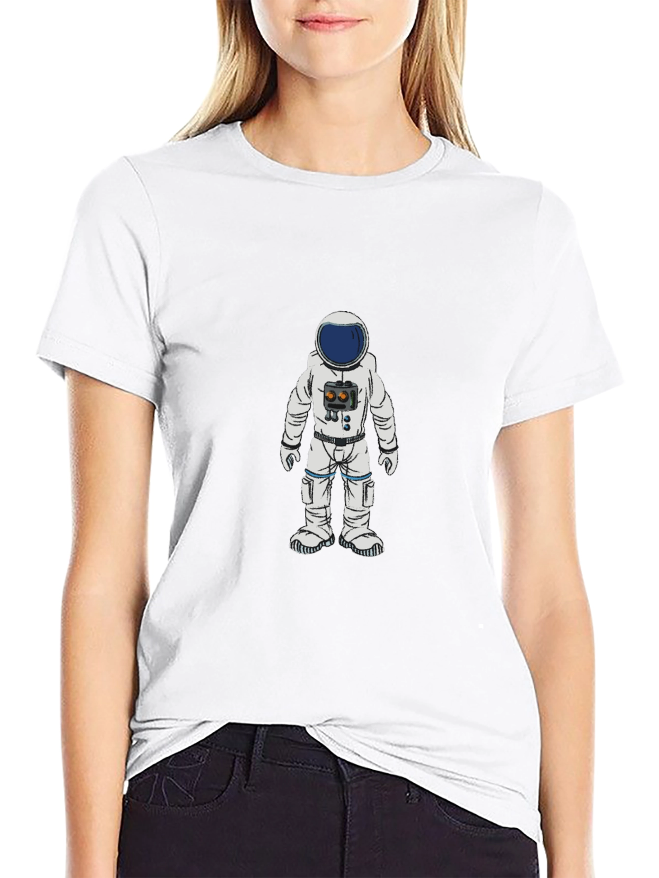 Astronaut Graphic T-Shirt - Classic Black Tee