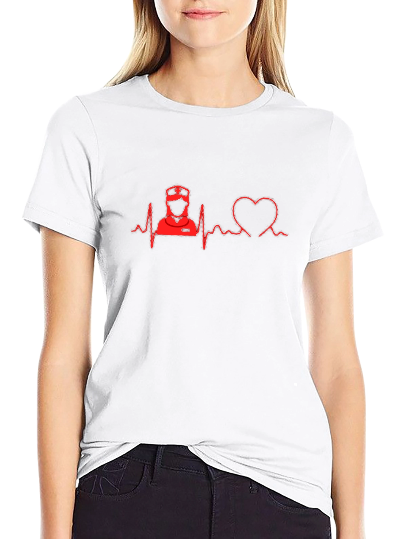 Nurse Heartbeat T-Shirt - Healthcare Love!